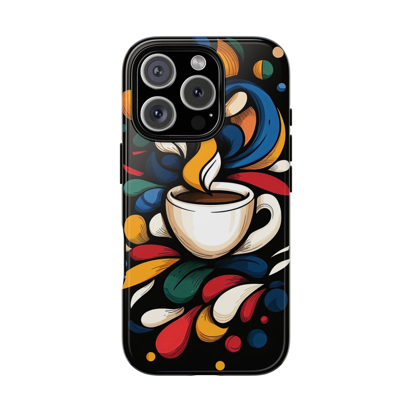 Brewed Blooms – Coffee & Color Floral Case for iPhone, Pixel & Samsung