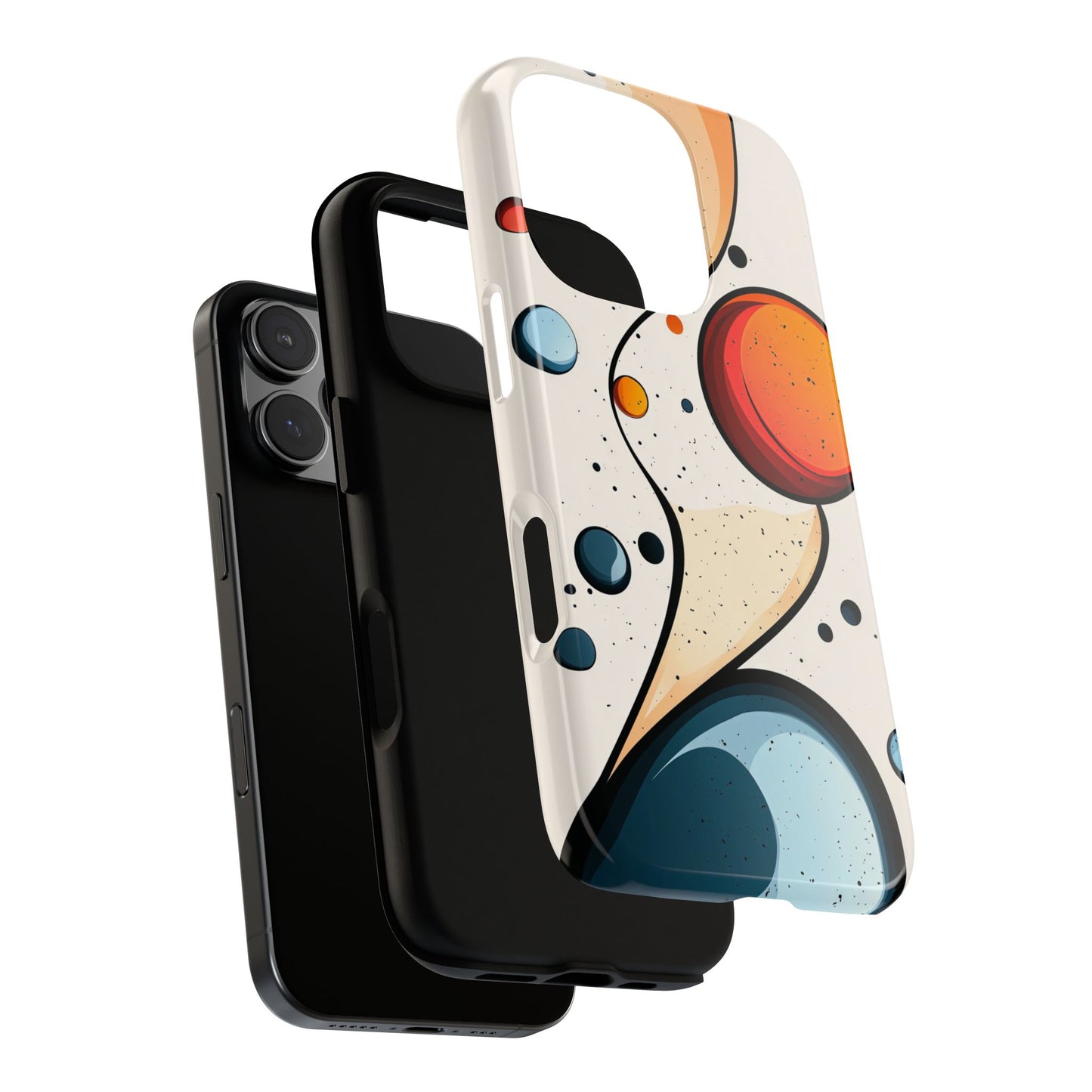 Solar Drift – Abstract Orbital Phone Case for iPhone, Samsung & Pixel