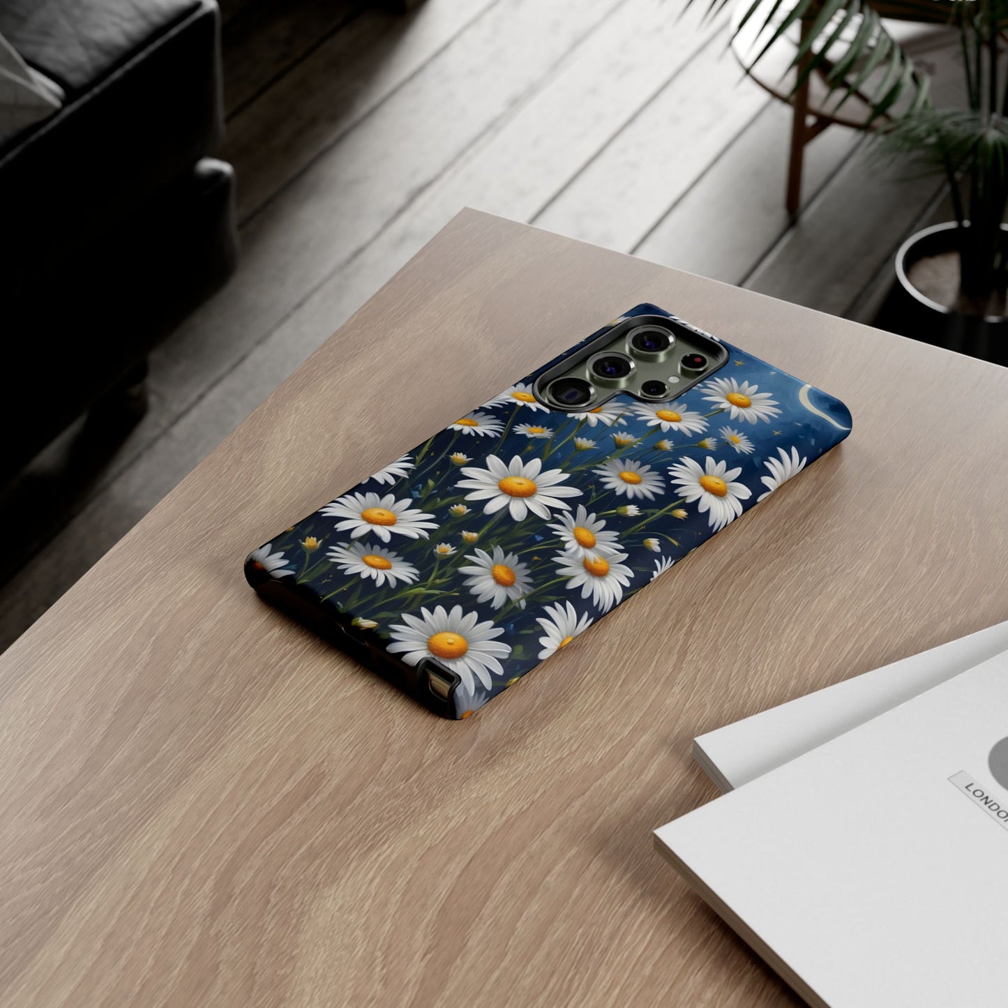 Witchy Daisy Flowers Phone Case Vintage Botanical Cover