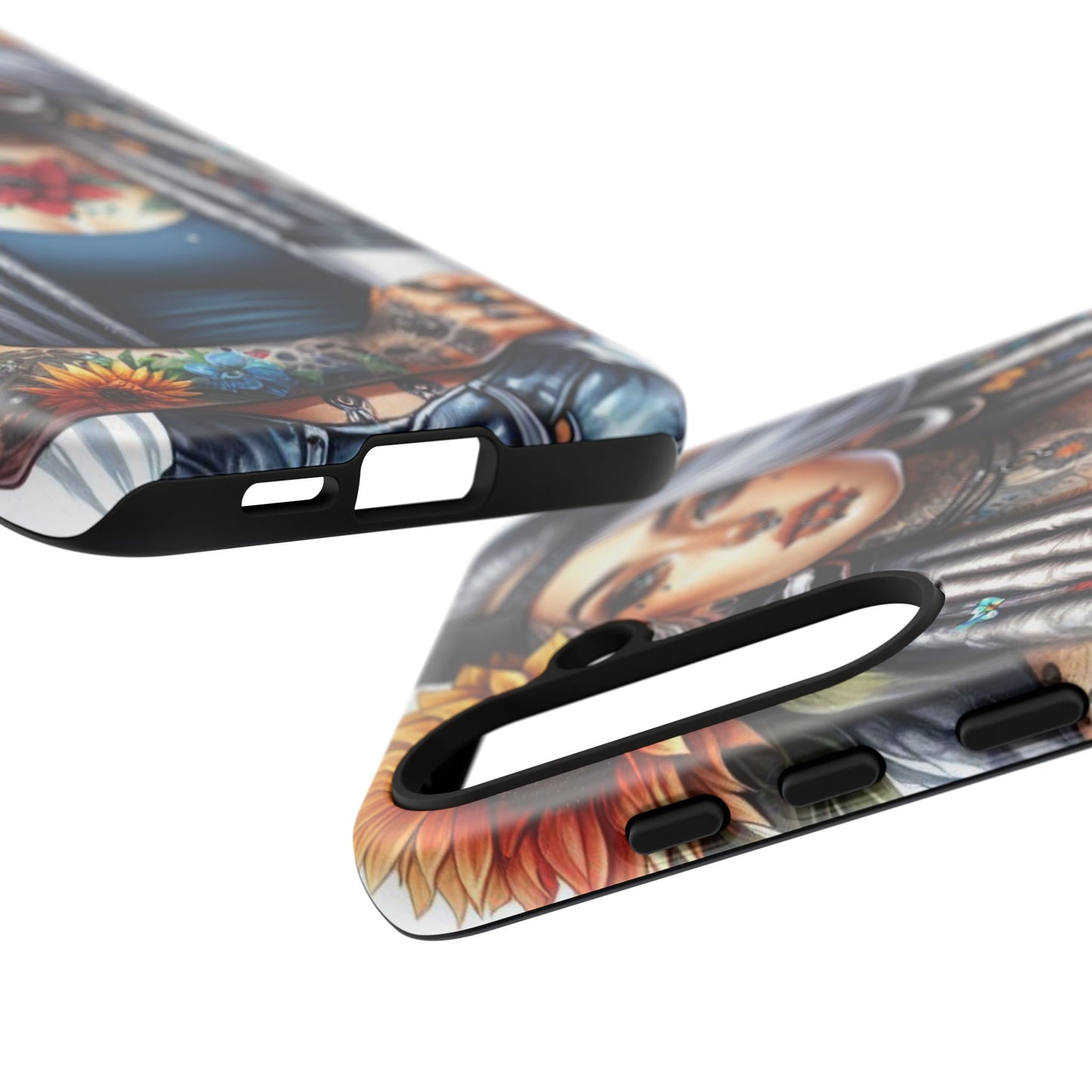 Sunflower Queen – Boho Rebel Tattoo Mobile Cover