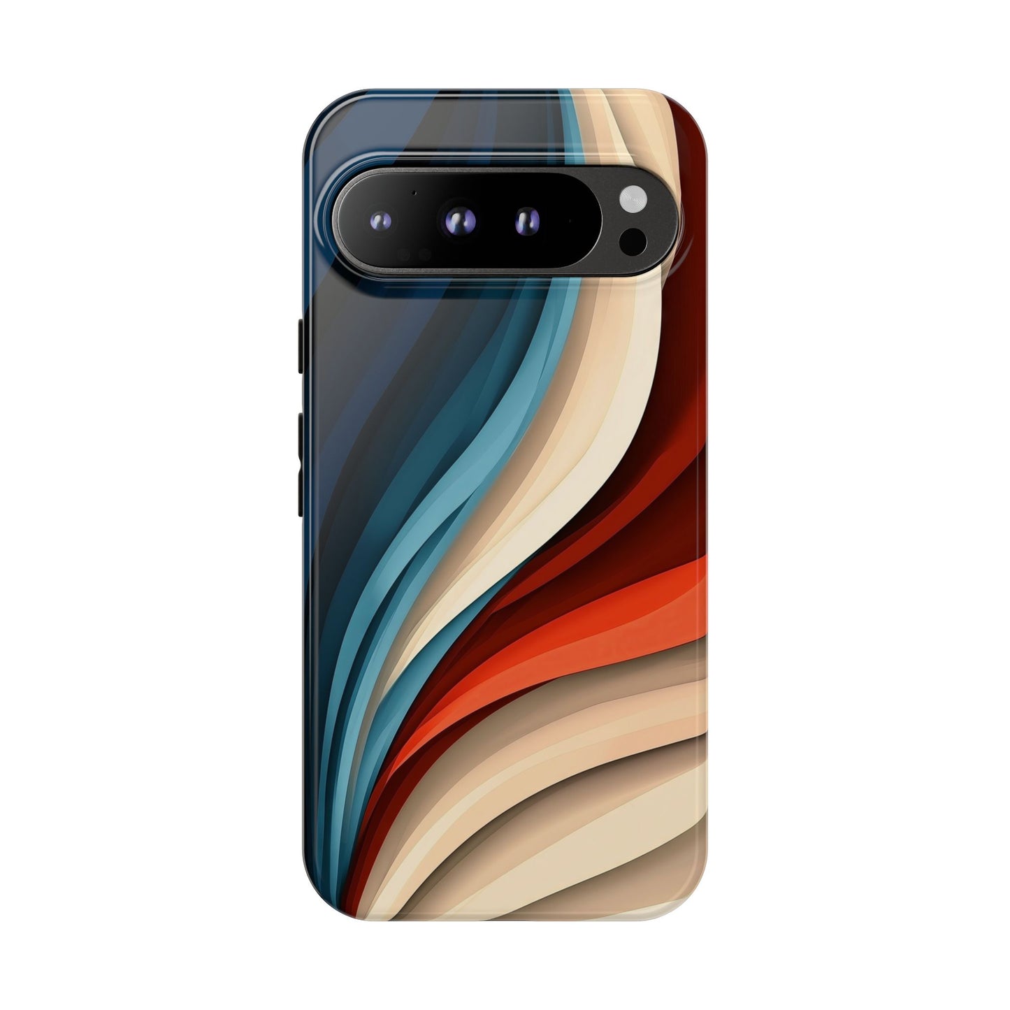 Velvet Waves – Abstract Flow Phone Case for iPhone, Samsung & Pixel