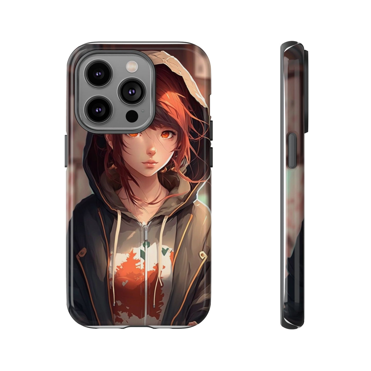 Anime Girl Phone Case - Cute Aesthetic Cover for iPhone, Samsung & Google Pixel, Girly Phone Case, Kawaii Lover Gift