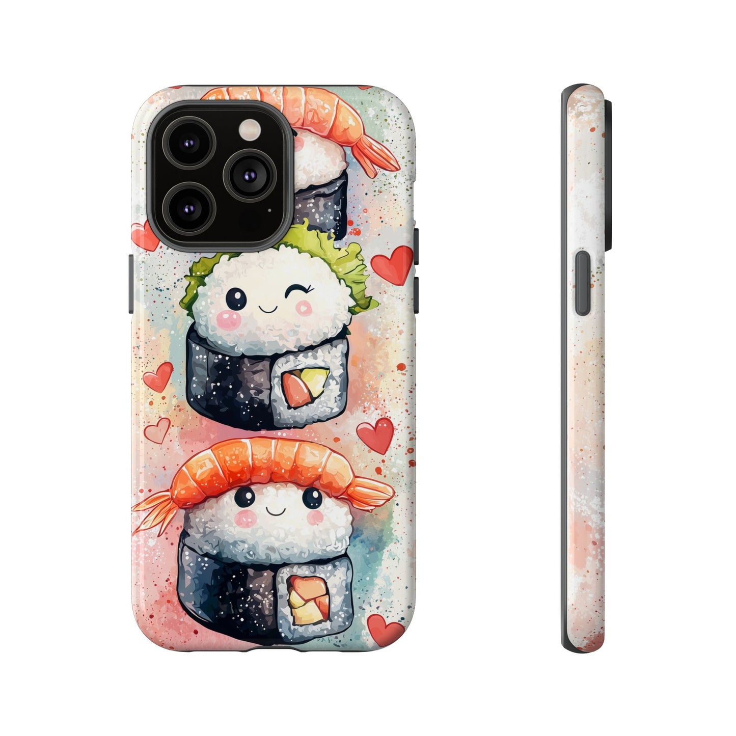 Sweet Sushi Trio - Anime Phone Case Cover for iPhone, Samsung, Google Pixel