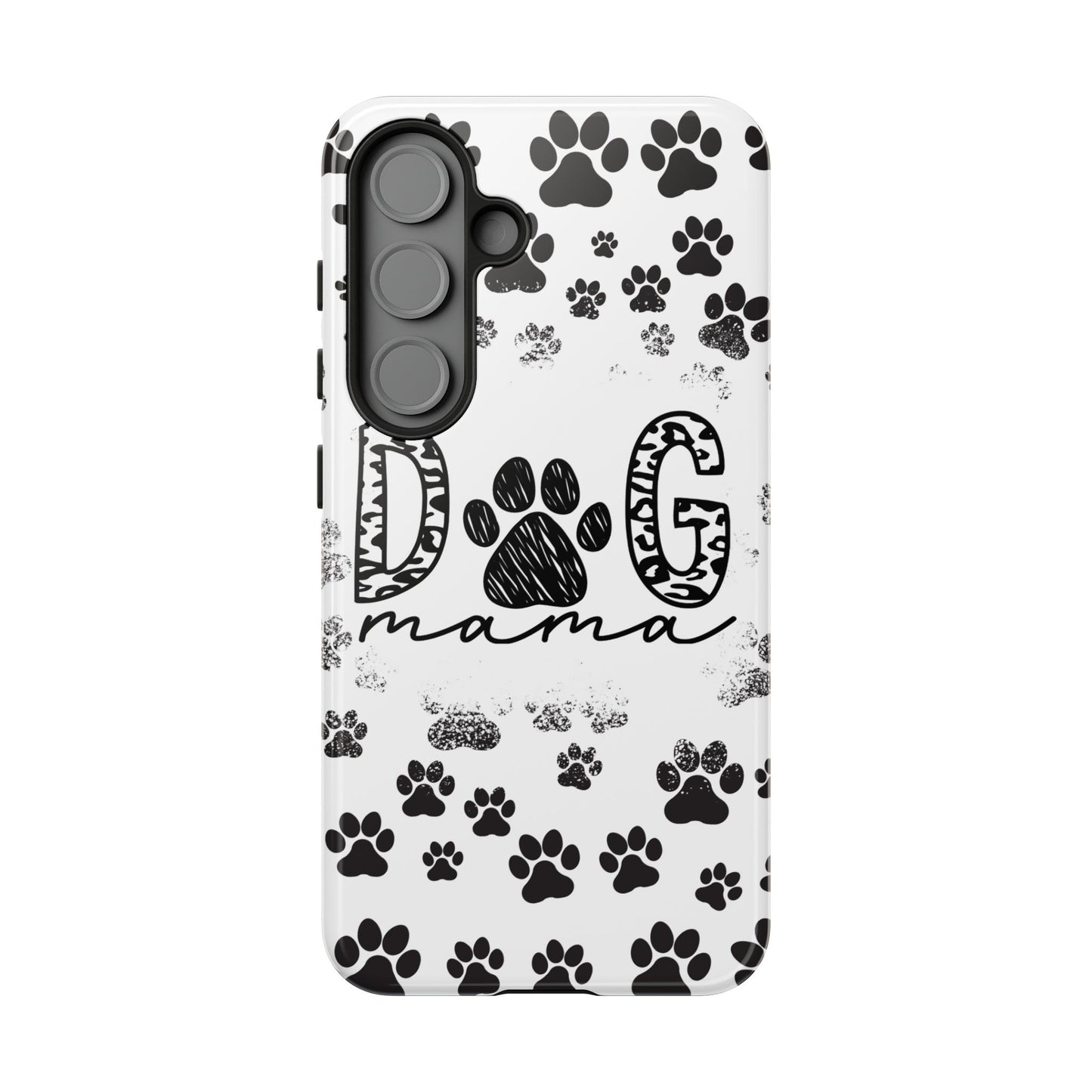 Dog Mama Phone Case for iPhone, Samsung & Google Pixel, Paw Print Phone Cover, Furry Friend Phone Case, Dog Owner/Pat Parents/Dog Mom Gifts