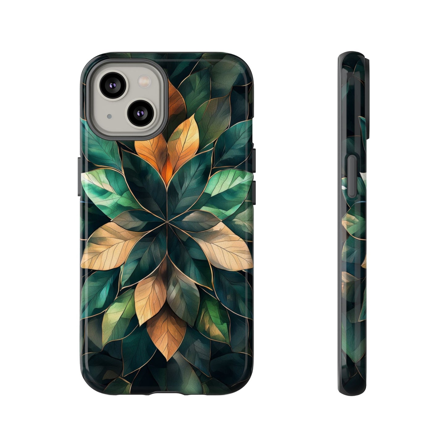 Golden Harmony Leaf Phone Case for iPhone, Samsung & Google Pixel