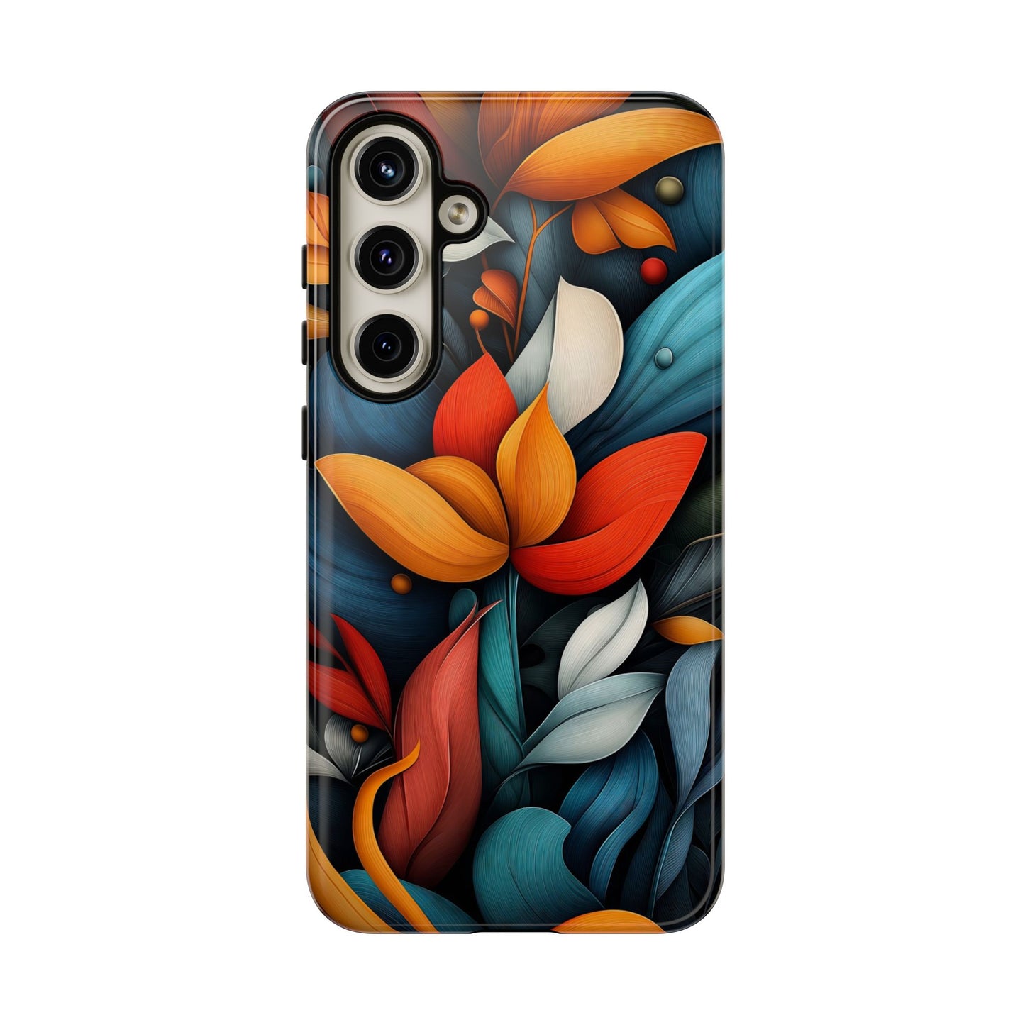 Velvet Bloom – Elegant Floral Art Phone Case for iPhone, Pixel & Samsung