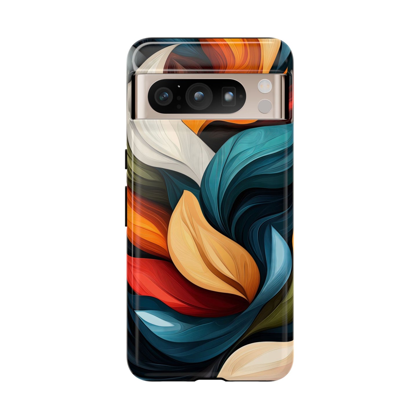 Floral Flow Abstract Phone Case – Nature-Inspired Design for iPhone, Google Pixel & Samsung