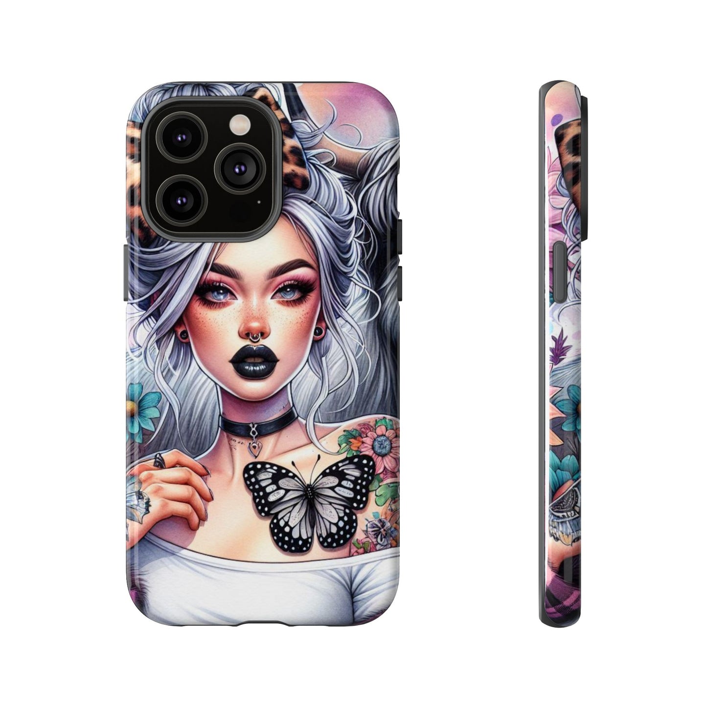 Wild Spirit – Gothic Chic & Nature Fusion Mobile Cover