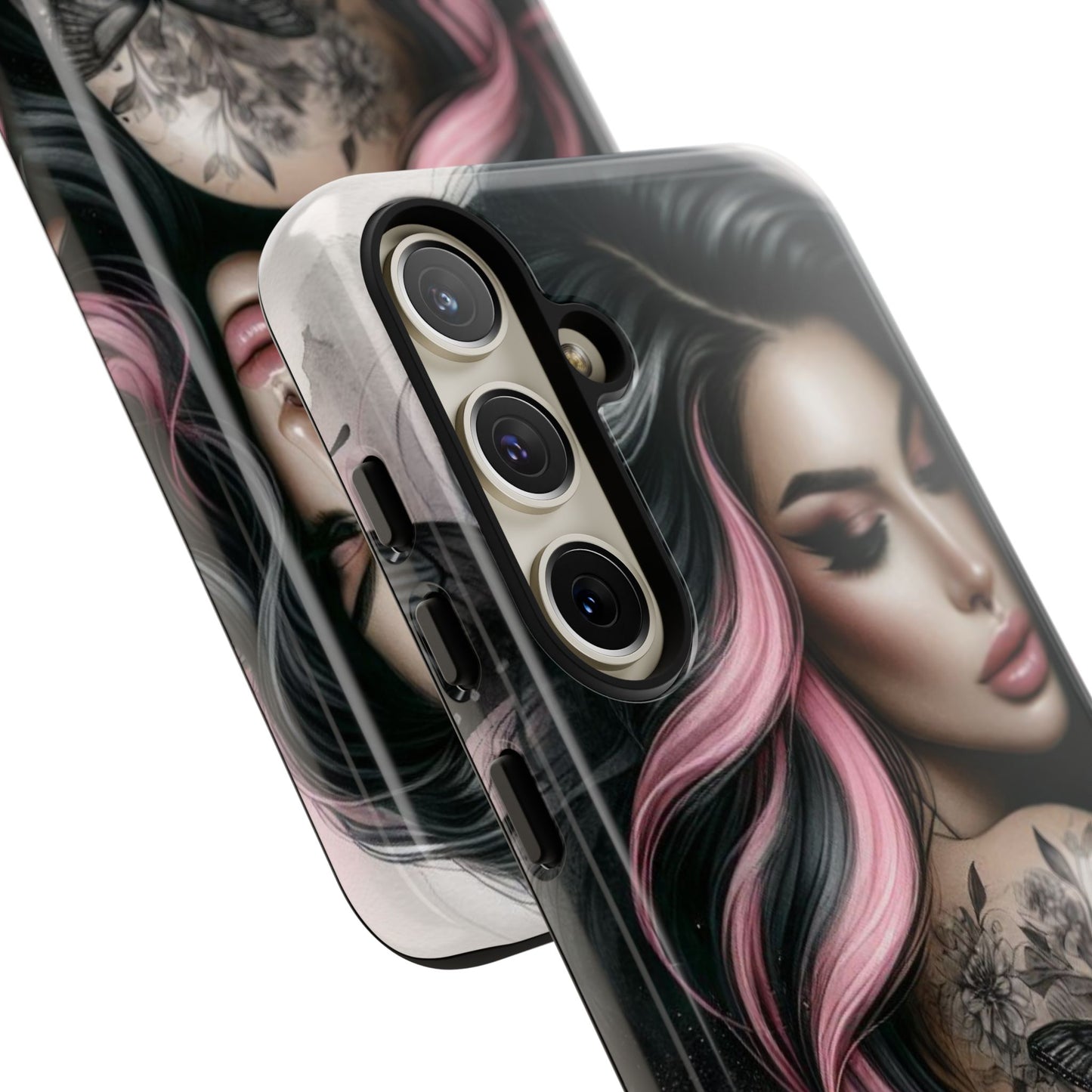Butterfly Noir – Gothic Beauty & Inked Elegance Mobile Cover