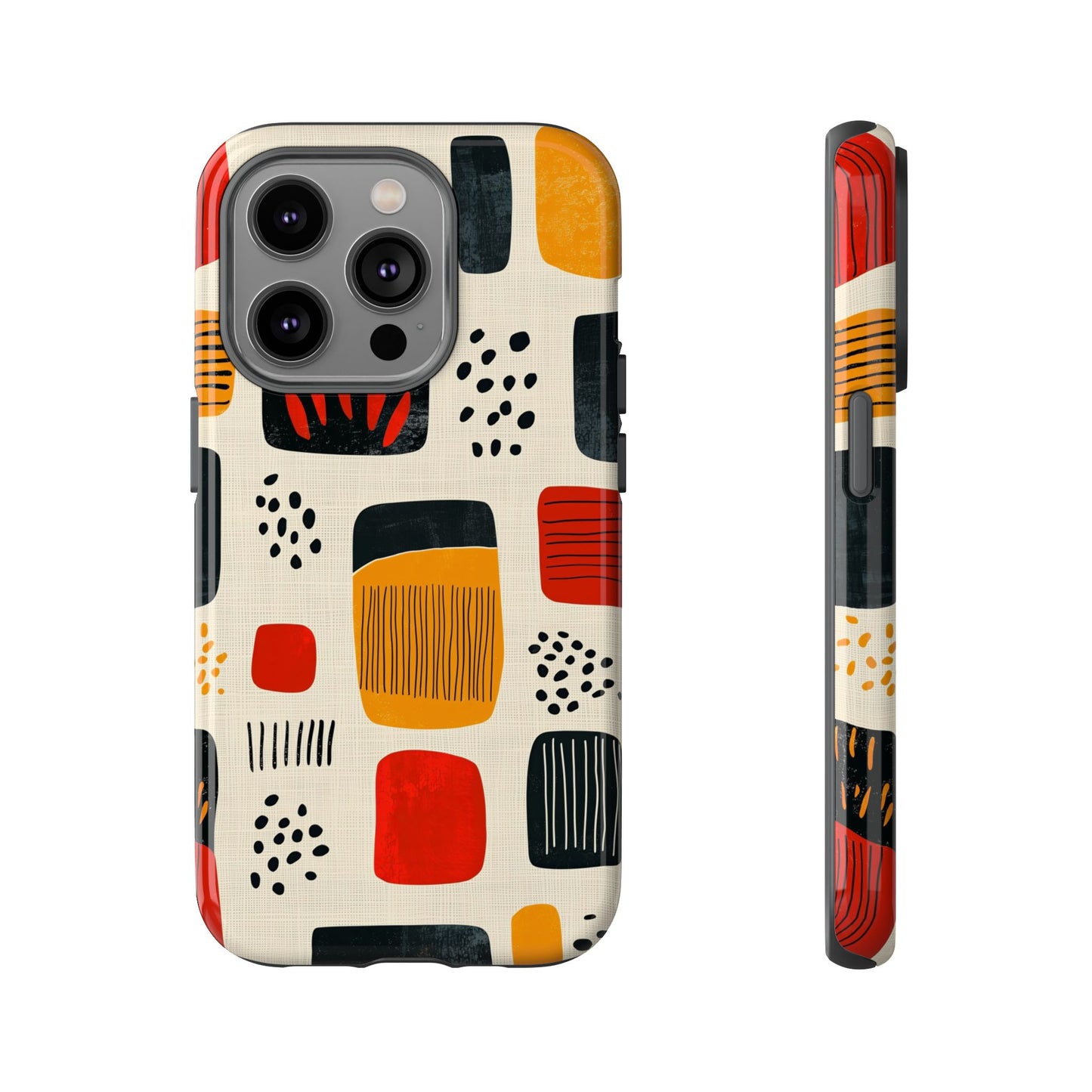 Boho Vibes – Abstract Tribal Pattern Phone Case for iPhone, Pixel & Samsung