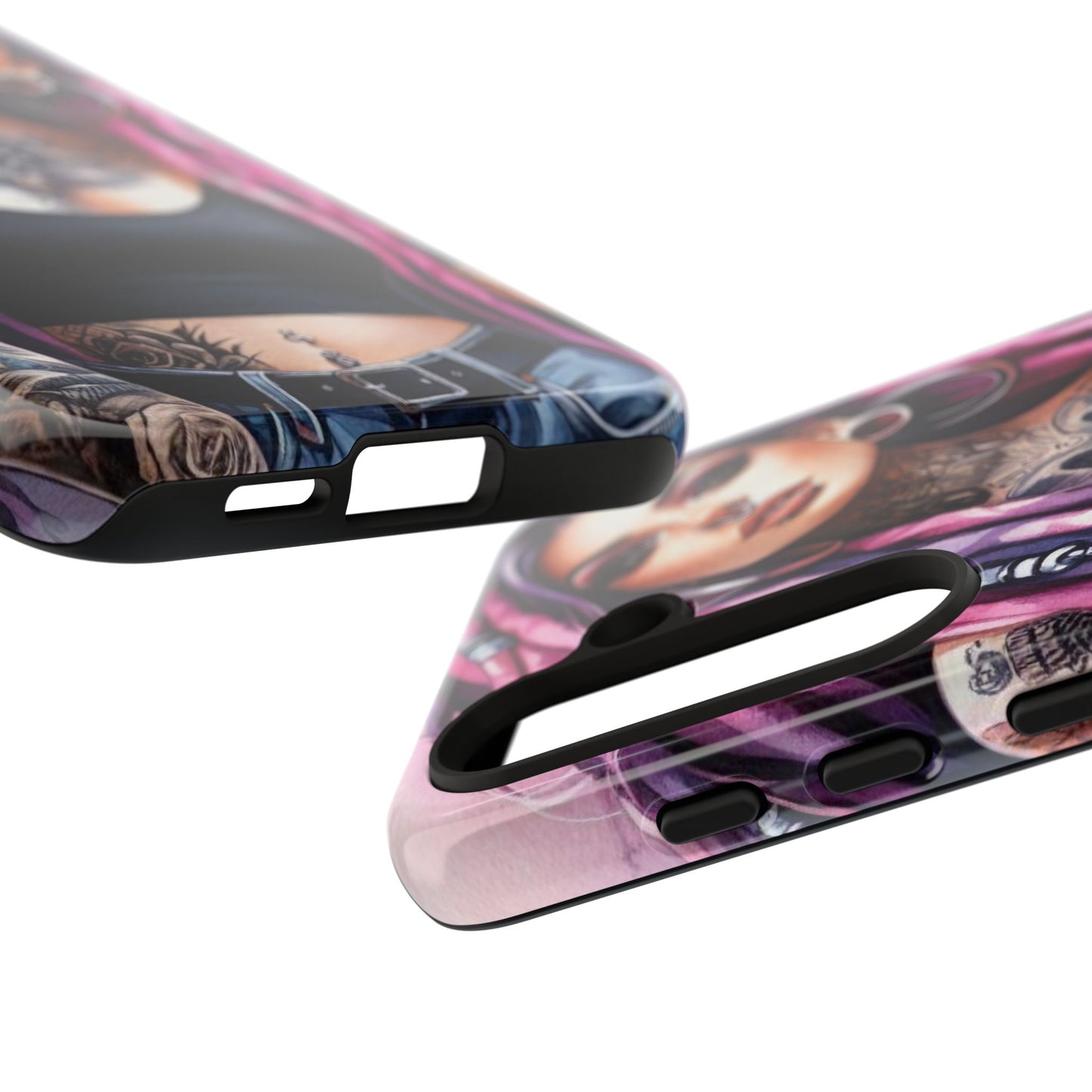 Tattooed Rebel – Gothic Cat Spirit Mobile Cover