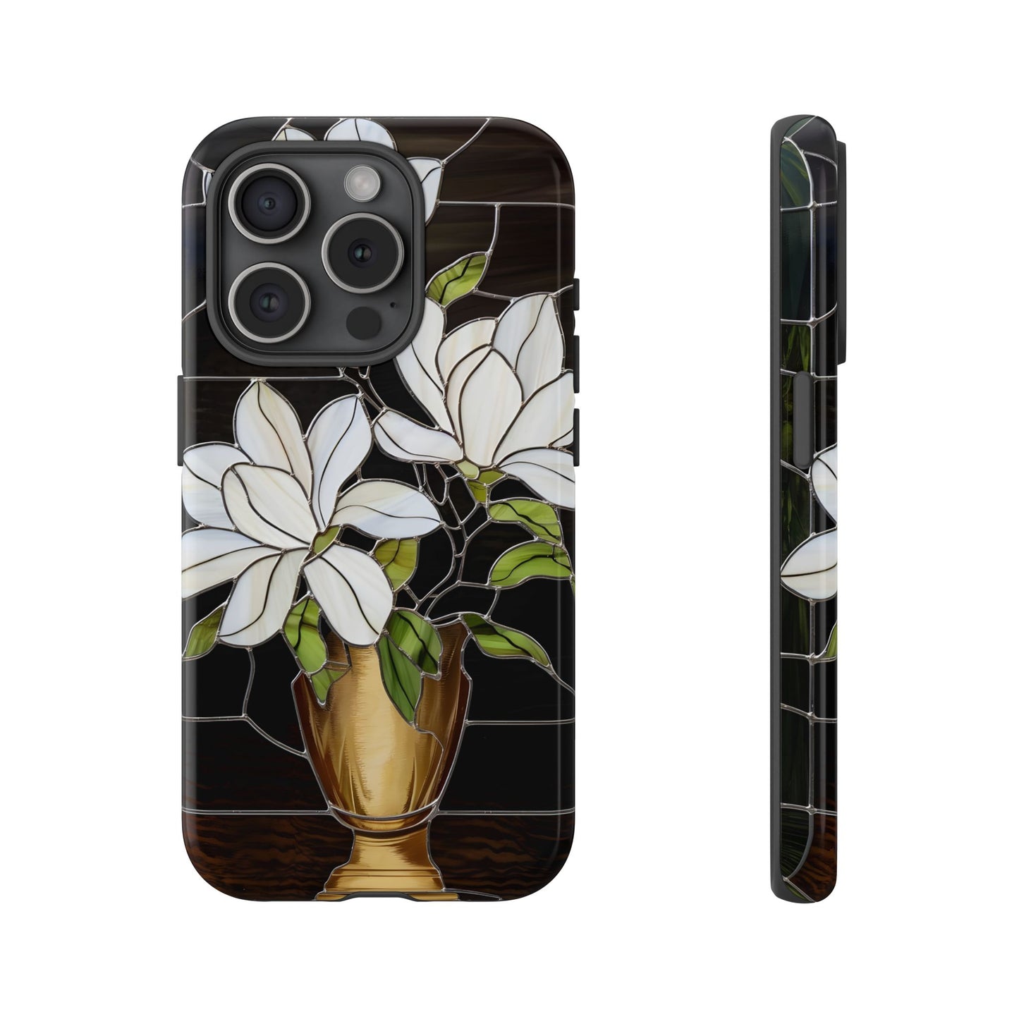 Stained Glass Floral Phone Case