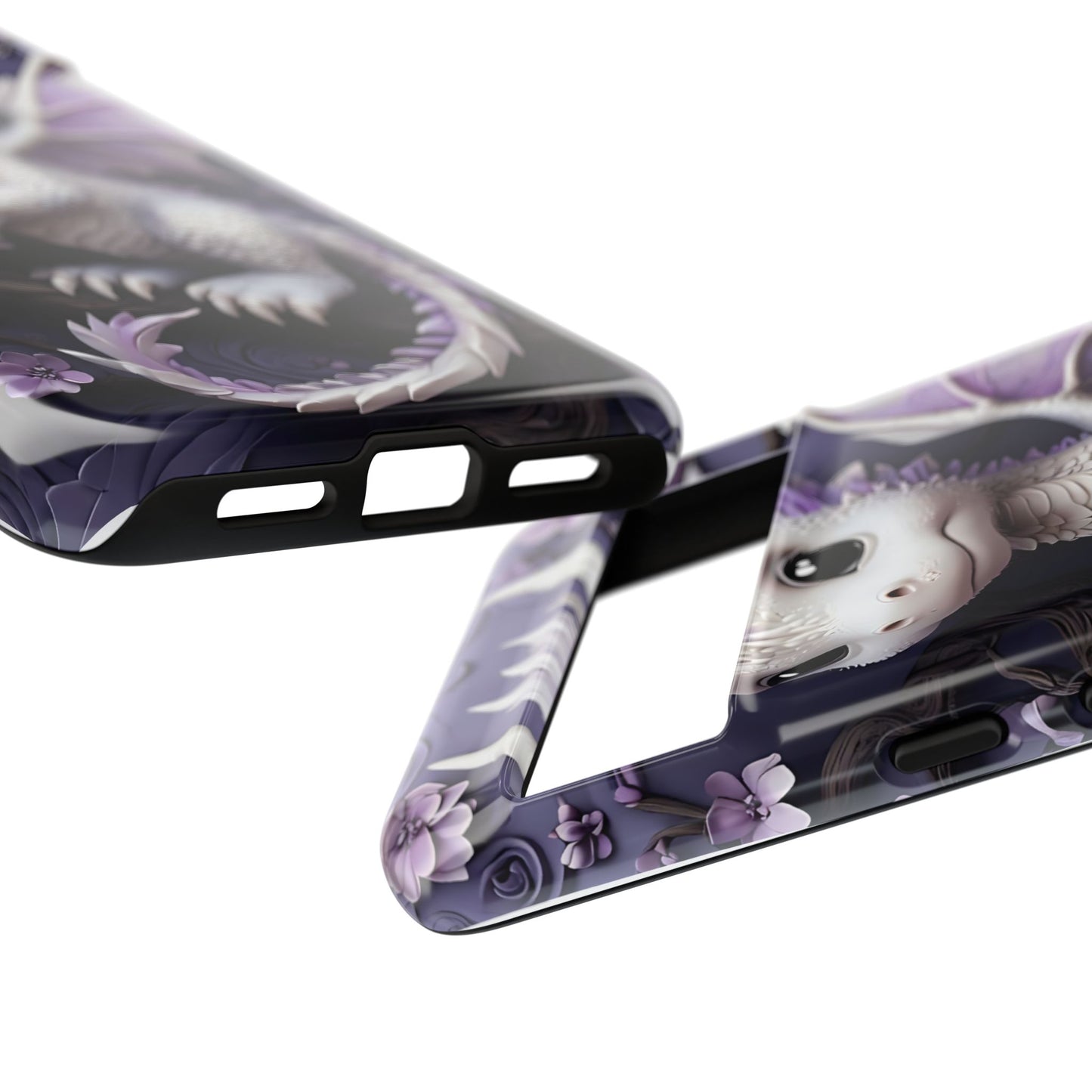 Charming Young Dragon on a Branch Phone Case Design