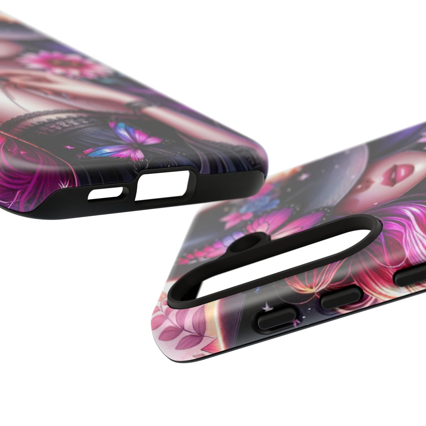 Celestial Charm – Cosmic Cowgirl & Butterfly Magic Mobile Cover