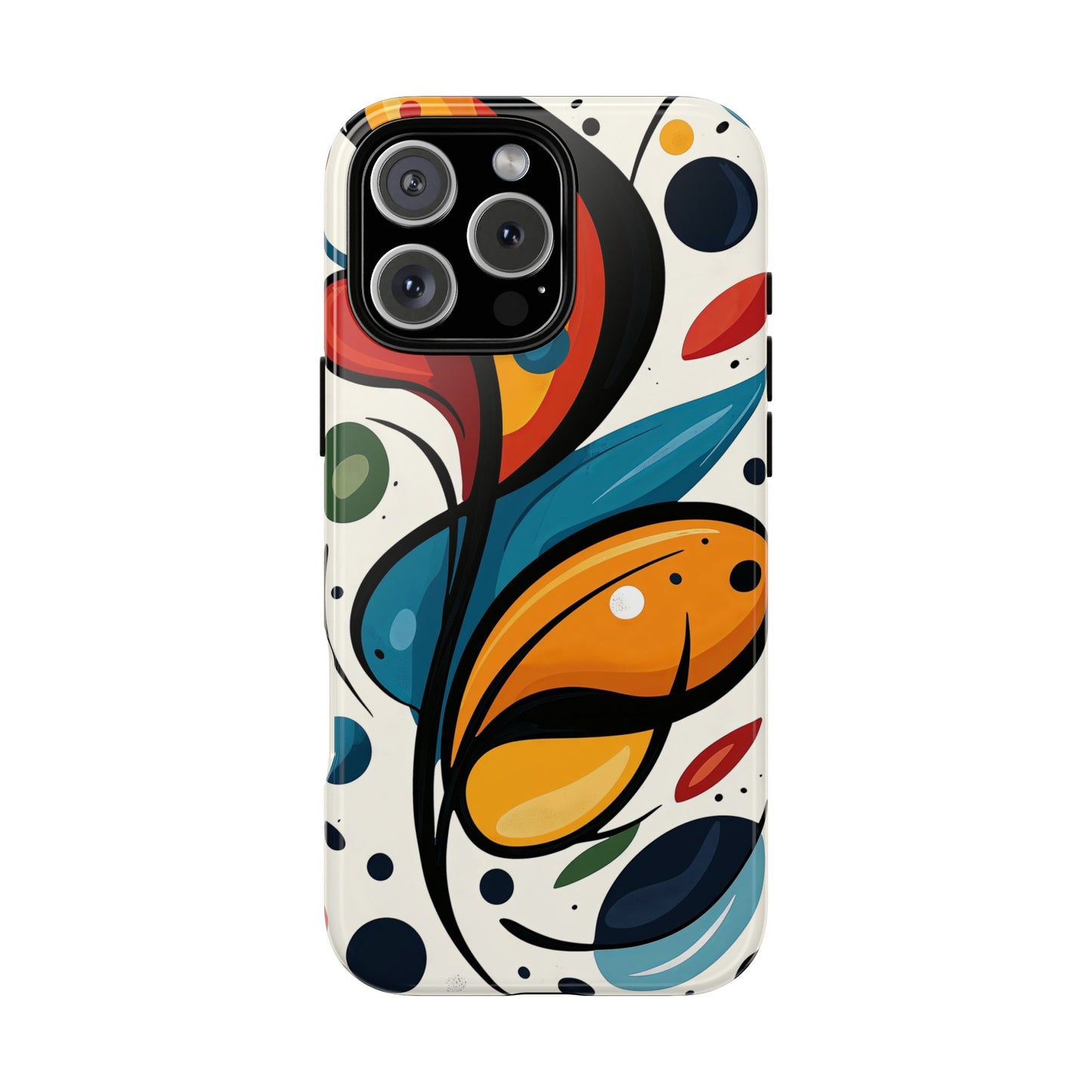 Vibrance Bloom – Bold Abstract Burst Phone Case for iPhone, Google Pixel, Samsung