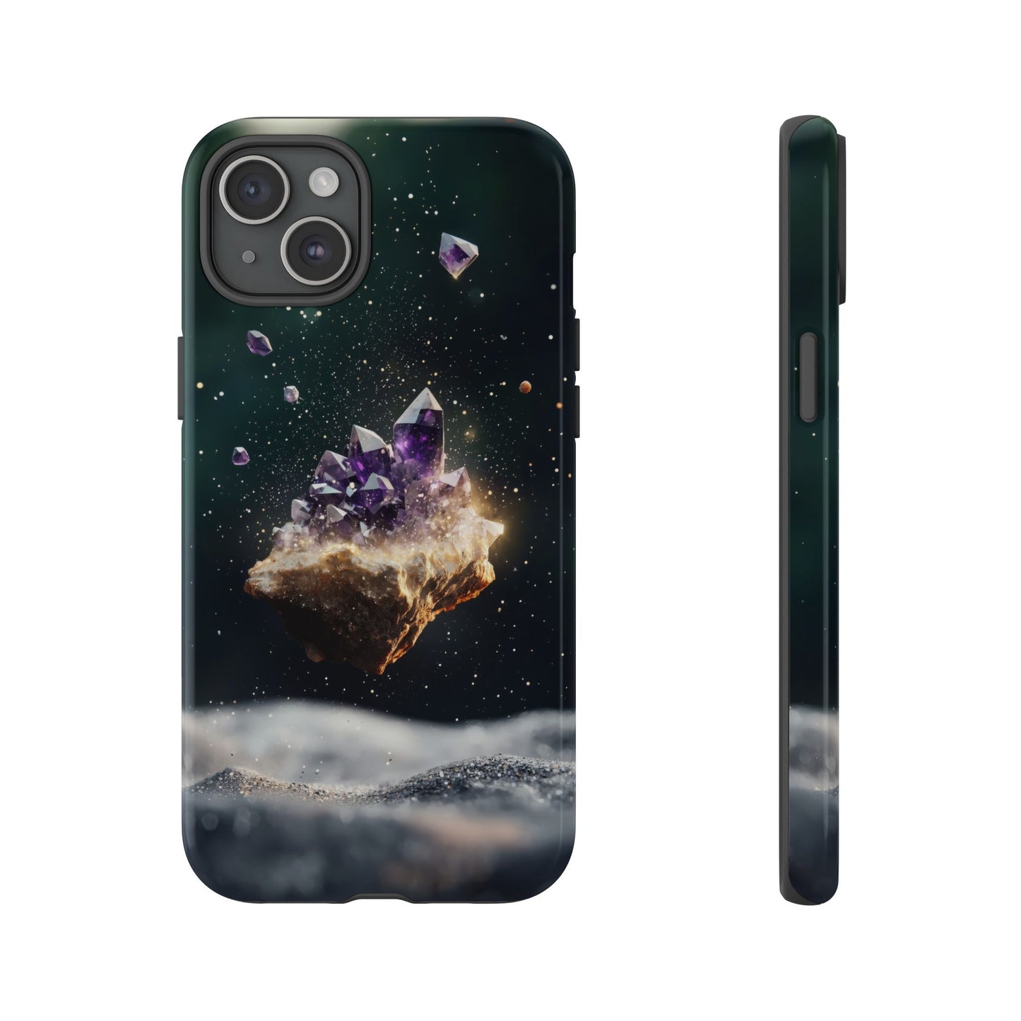 Mystic Amethyst Stones Phone Case for iPhone, Samsung & Google Pixel