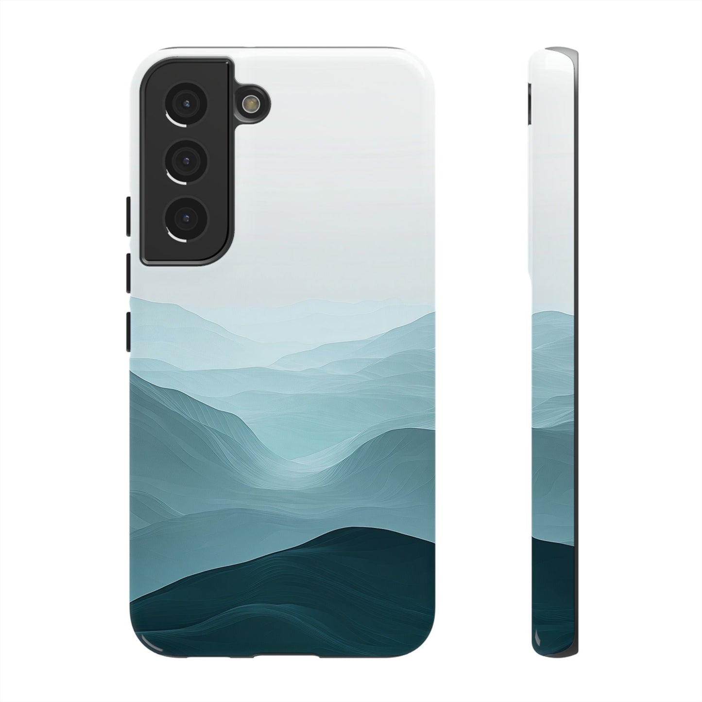 Tranquil Terrain – Misty Abstract Landscape Case for iPhone, Samsung & Pixel