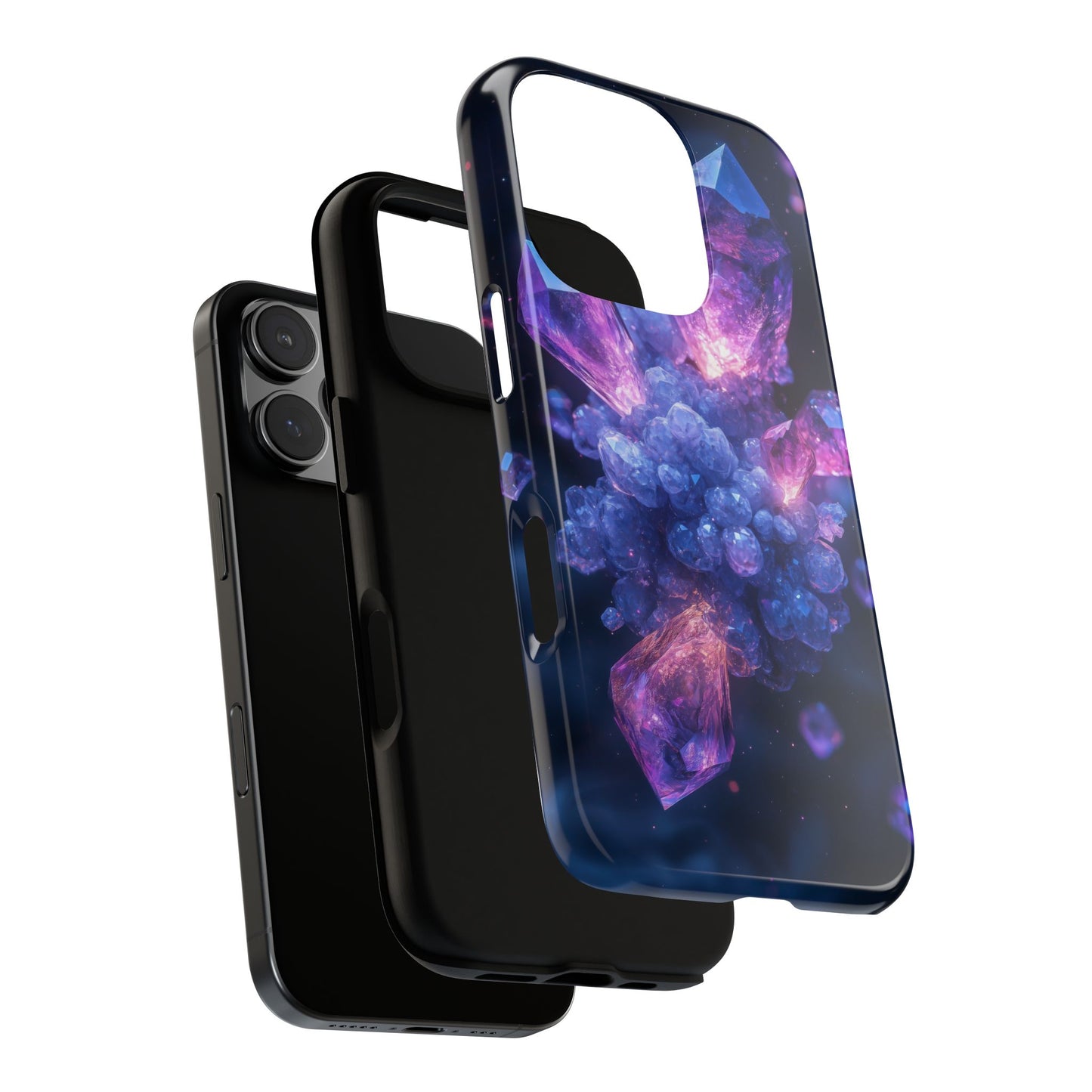 Cosmic Amethyst Crystal Phone Case for iPhone, Samsung & Google Pixel