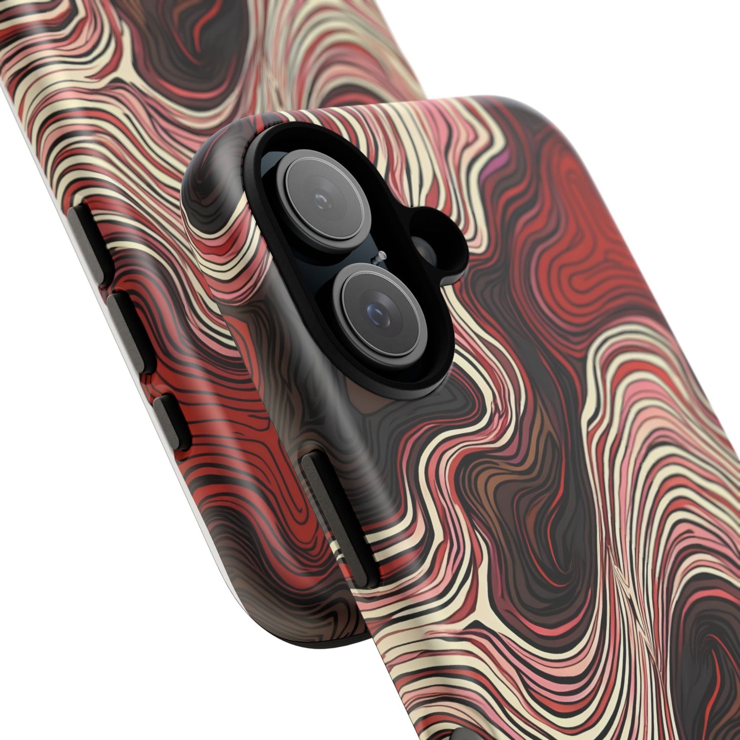 Abstract wavy illusion with swirling lines | Pattern Design