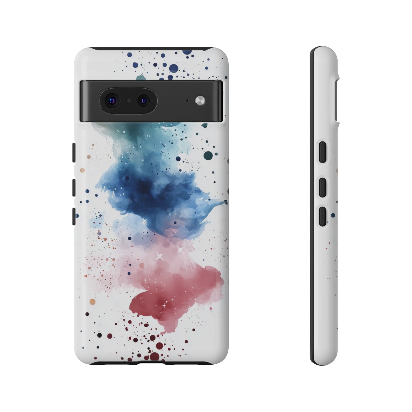 Cosmic Bloom Watercolor Phone Case for iPhone, google Pixel & Samsung
