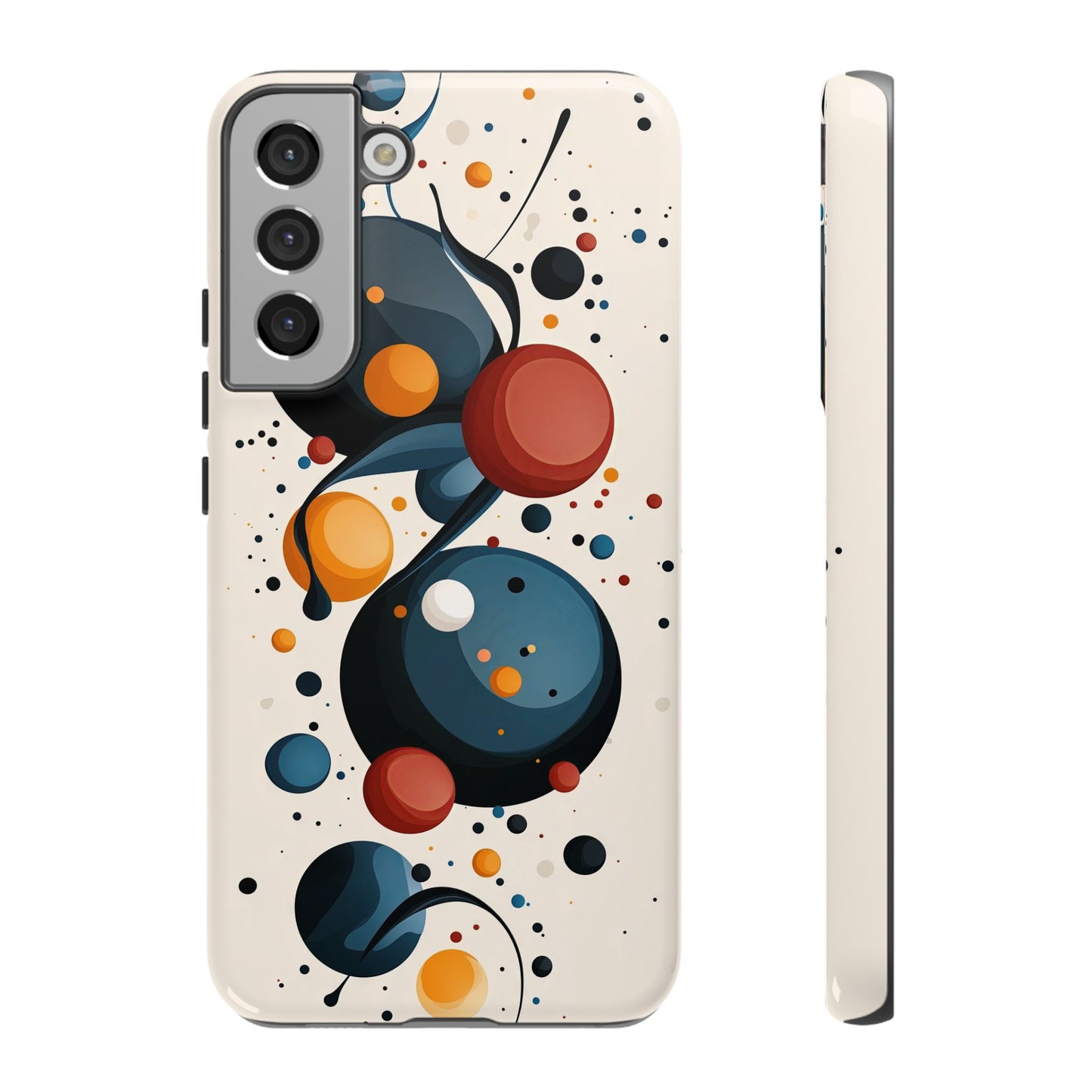 Cosmic Orbit – Abstract Sphere Phone Case for iPhone, Samsung & Pixel