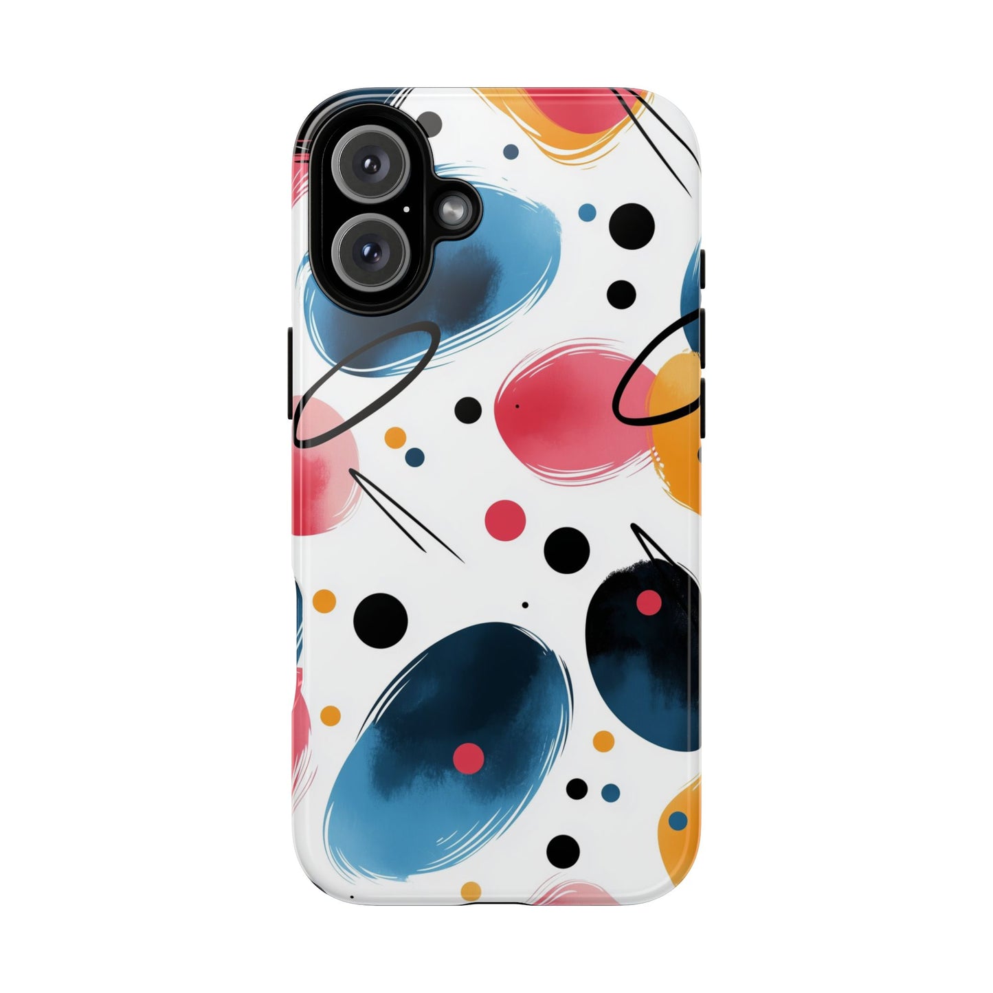 Retro Memphis Vibes – Abstract Art Phone Case for iPhone, google Pixel & Samsung