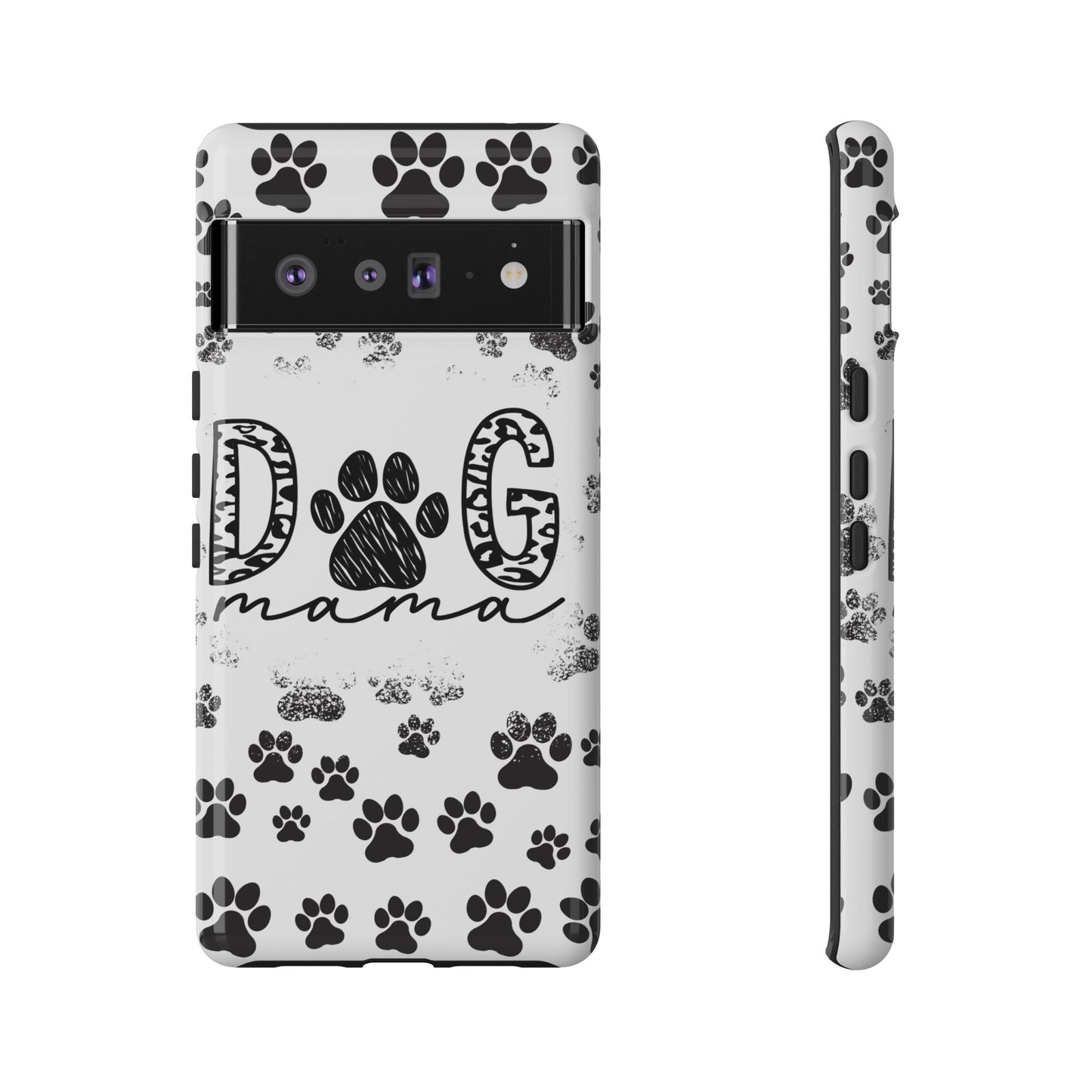 Dog Mama Phone Case for iPhone, Samsung & Google Pixel, Paw Print Phone Cover, Furry Friend Phone Case, Dog Owner/Pat Parents/Dog Mom Gifts