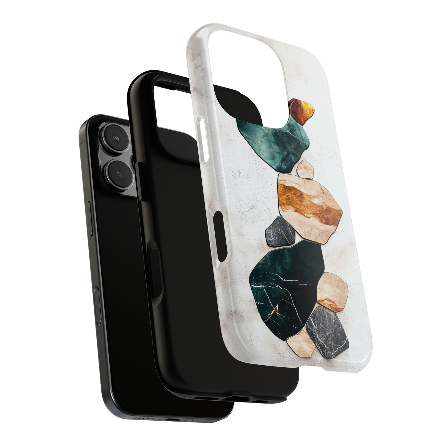 Fragmented Marble Path Phone Case for iPhone, google Pixel & Samsung