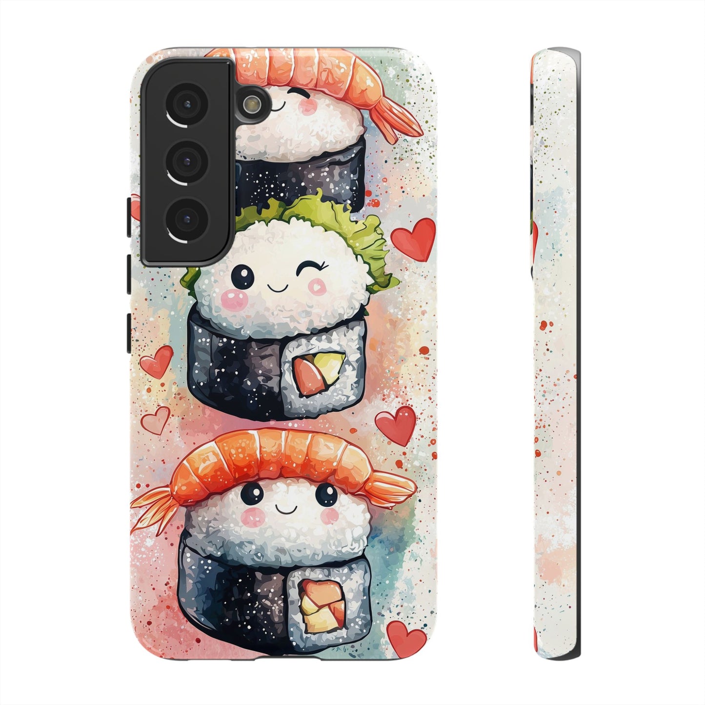 Sweet Sushi Trio - Anime Phone Case Cover for iPhone, Samsung, Google Pixel