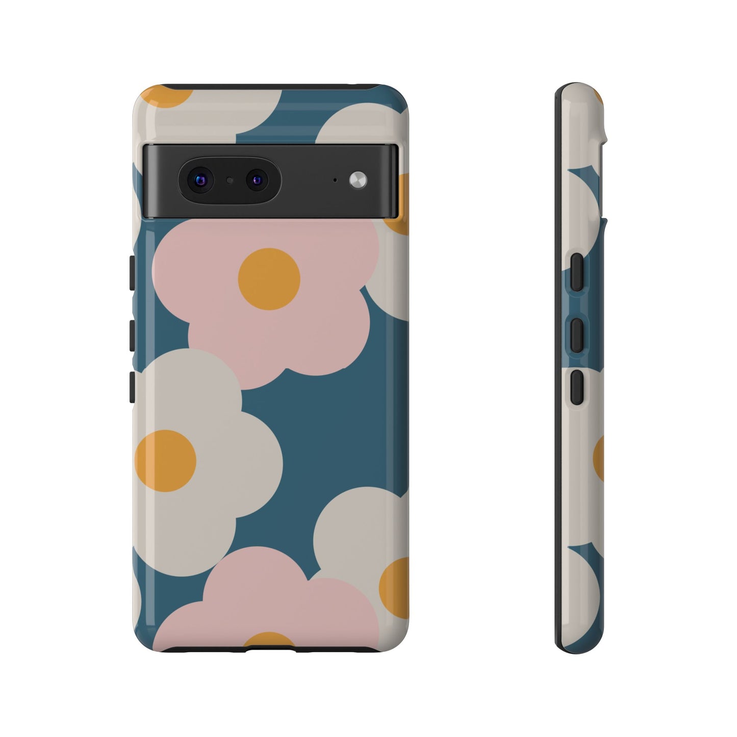 Retro Floral Phone Case – Vintage Aesthetic for iPhone, Samsung & Google Pixel