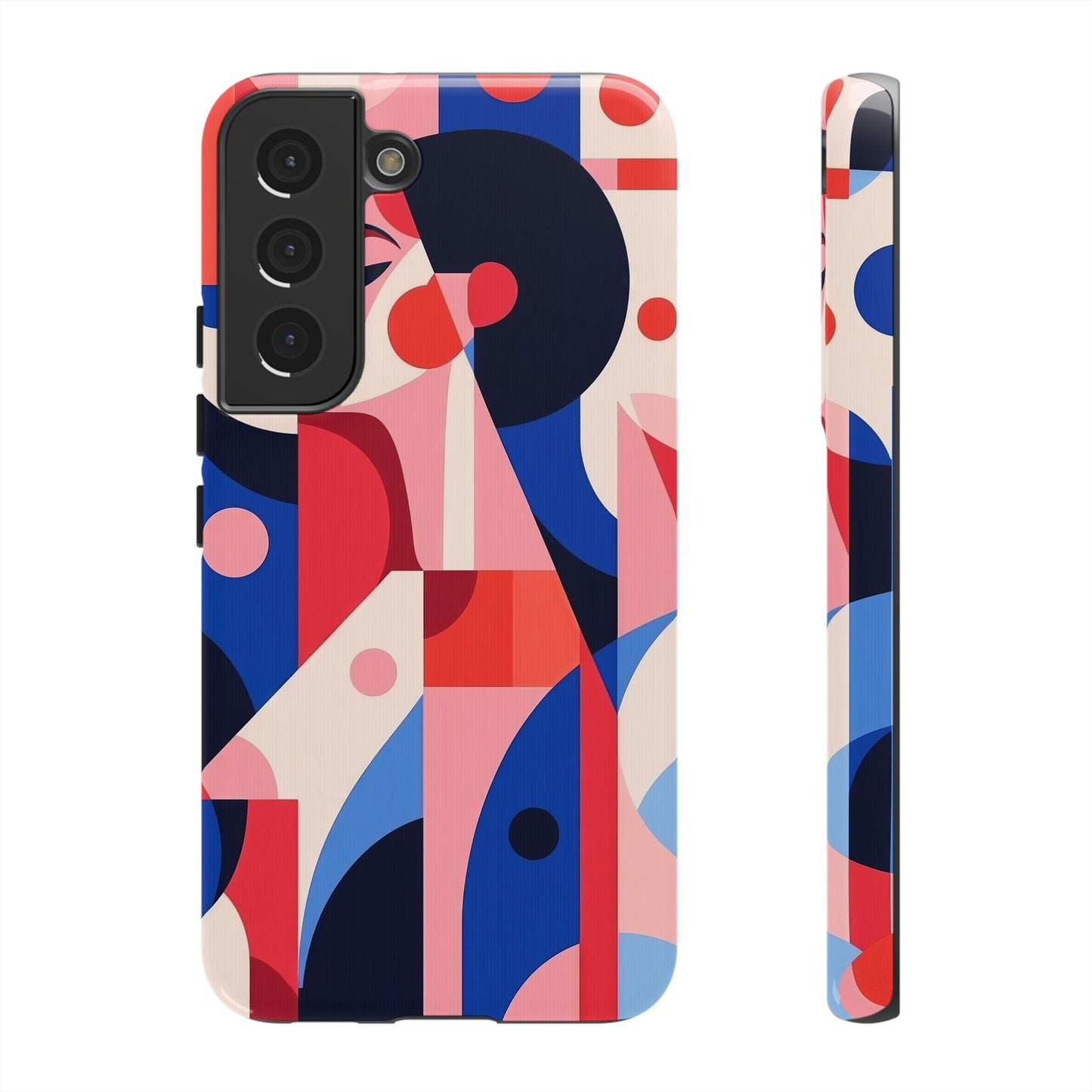 Modern Muse – Bold Abstract Portrait Phone Case for iPhone, Samsung & Pixel