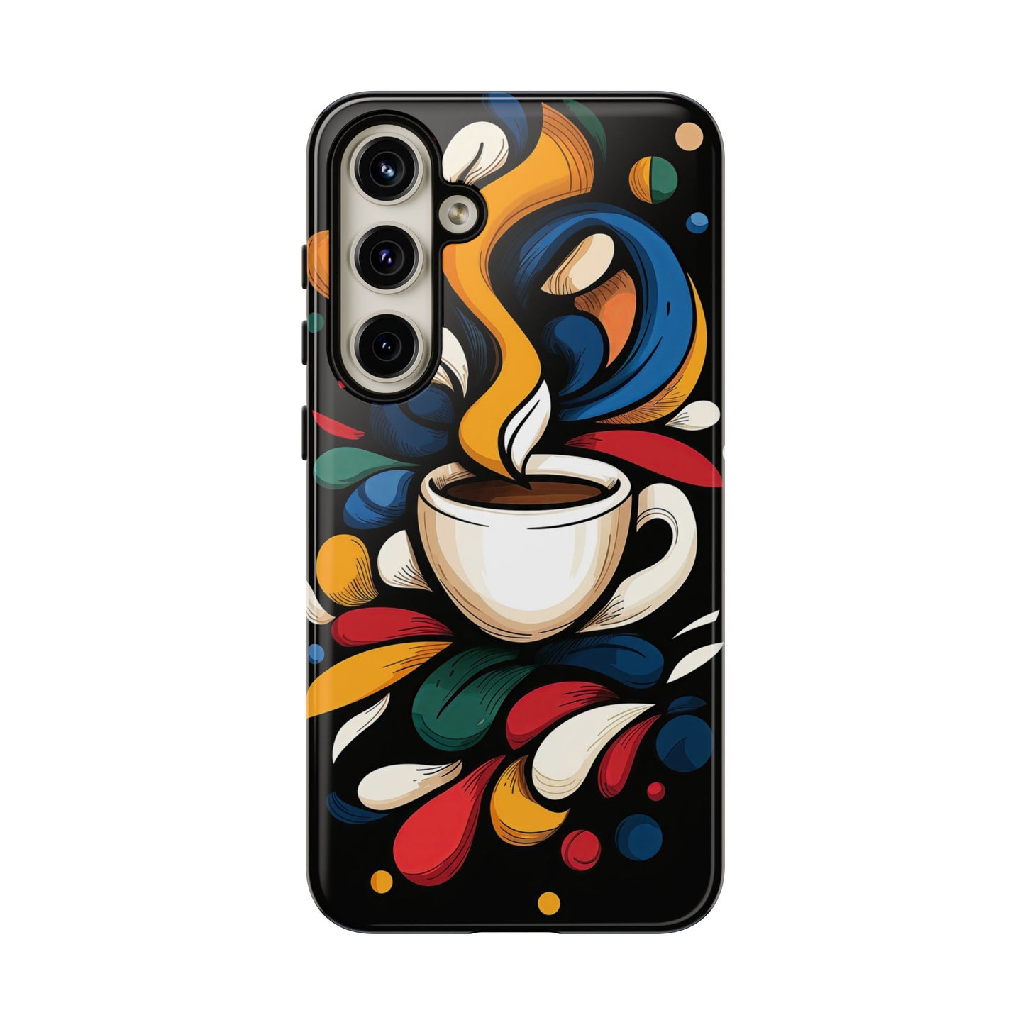 Brewed Blooms – Coffee & Color Floral Case for iPhone, Pixel & Samsung