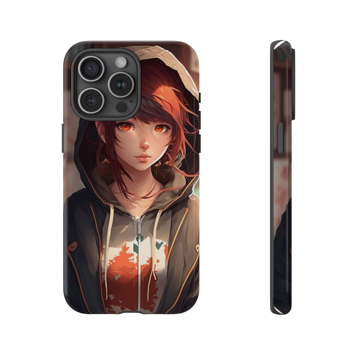 Anime Girl Phone Case - Cute Aesthetic Cover for iPhone, Samsung & Google Pixel, Girly Phone Case, Kawaii Lover Gift