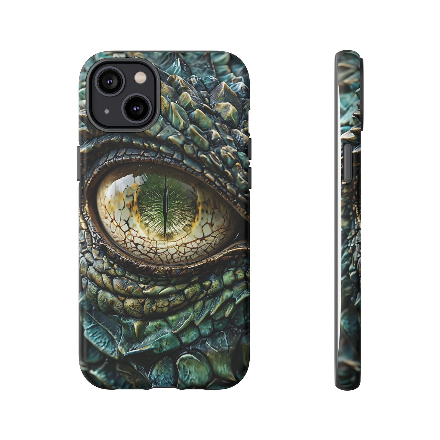 A Dragon's Eye With Intricate Scales phone case design.