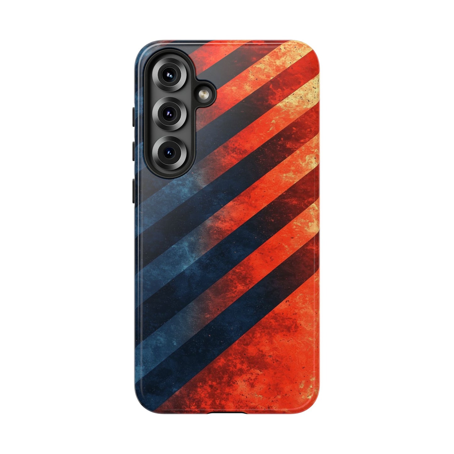 Molten Stripes – Grunge Gradient Abstract Phone Case for iPhone, Samsung & Pixel