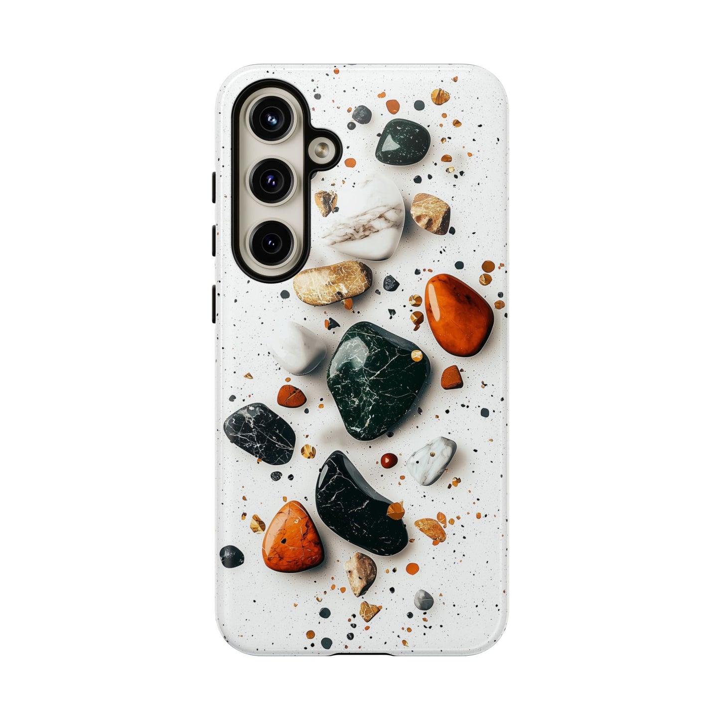 Marble Mosaic Charm – Terrazzo Stone Phone Case for iPhone, google Pixel & Samsung