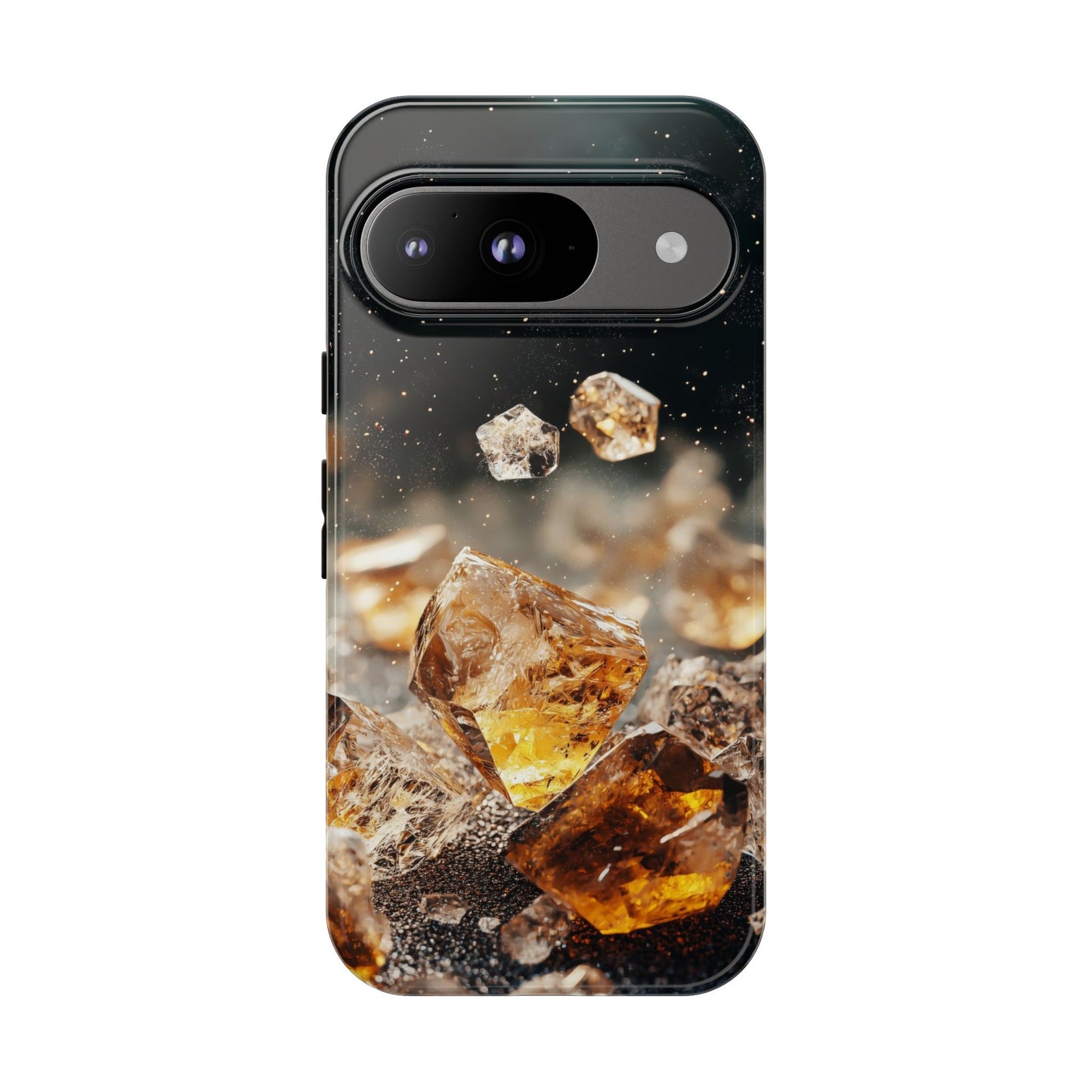 Golden Ember Crystal Phone Case for iPhone, Samsung & Google Pixel