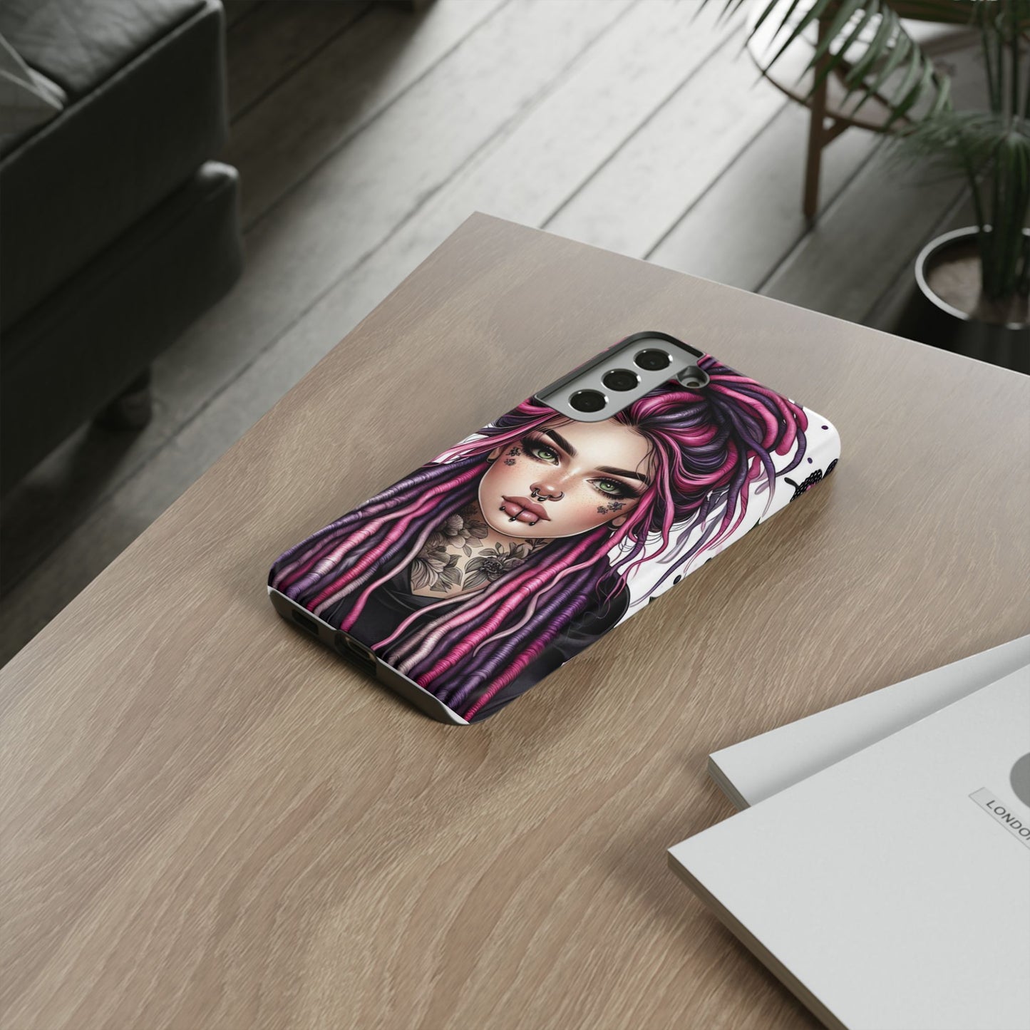 Neon Gothic Beauty Mobile Case