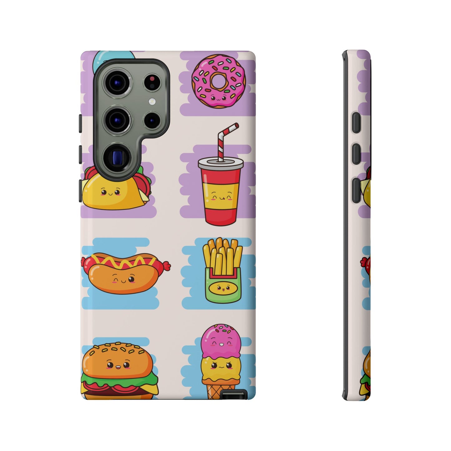 Kawaii Fast Food Phone Case β Cute & Fun Design for iPhone, Samsung, Google Pixel