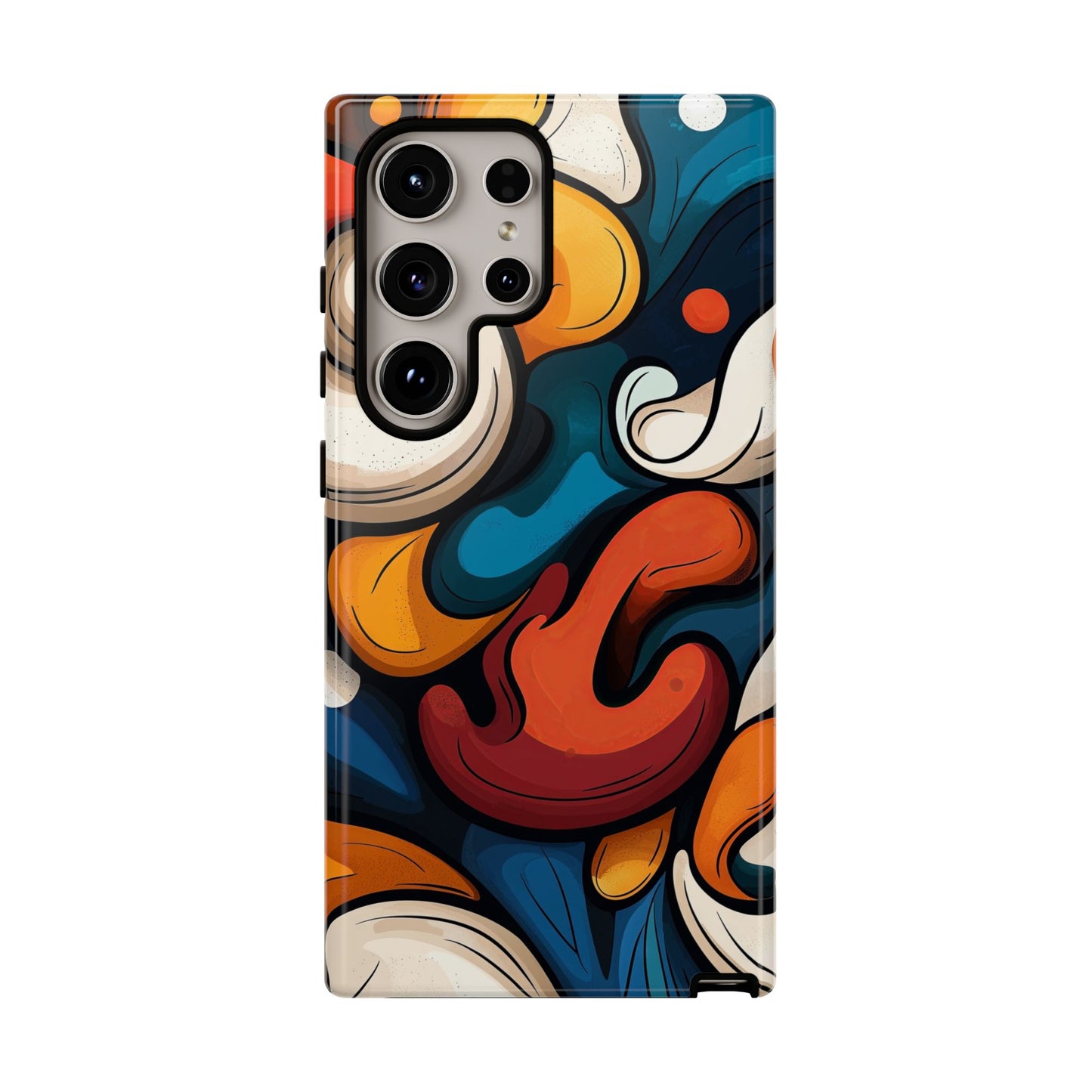 Molten Motion – Bold Abstract Swirl Phone Case for iPhone, Google Pixel, Samsung