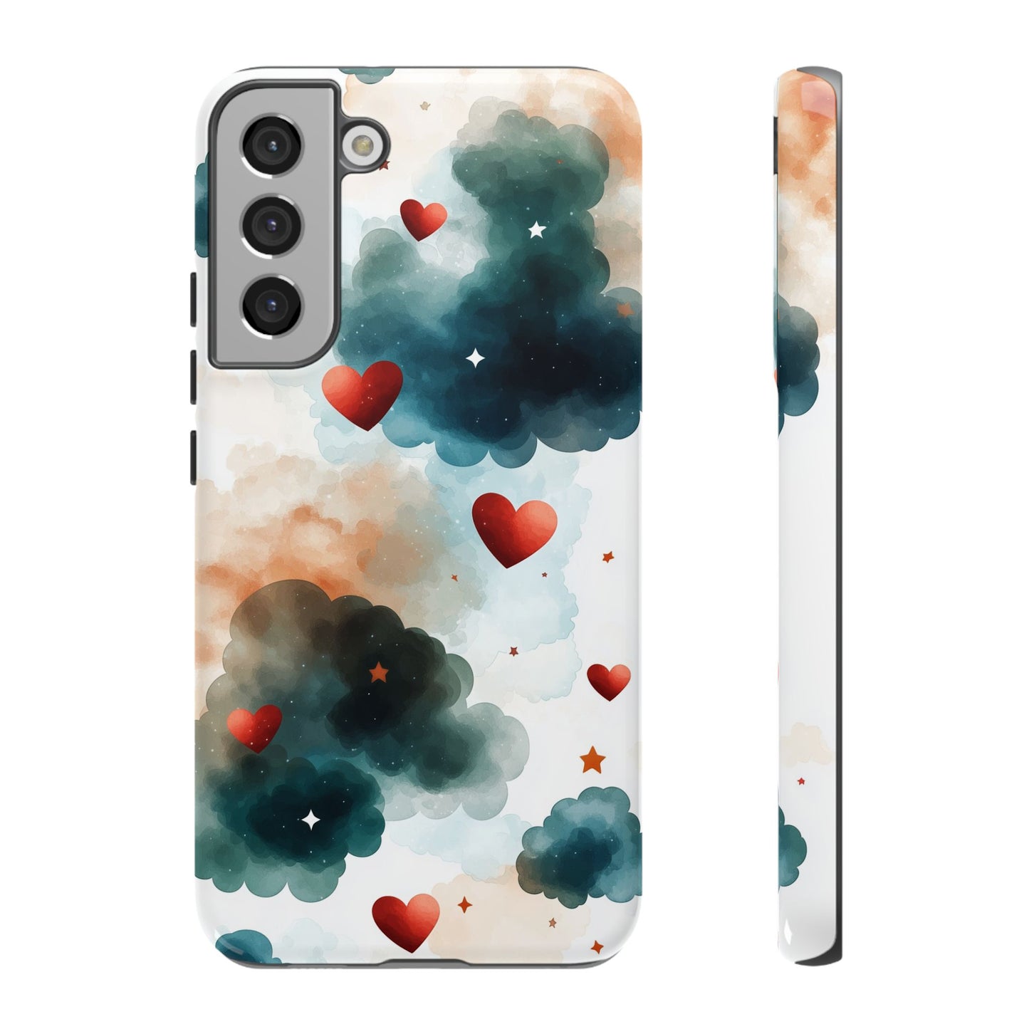 Celestial Heart Drift - Anime Aesthetic Phone Case for iPhone, Samsung, Google Pixel