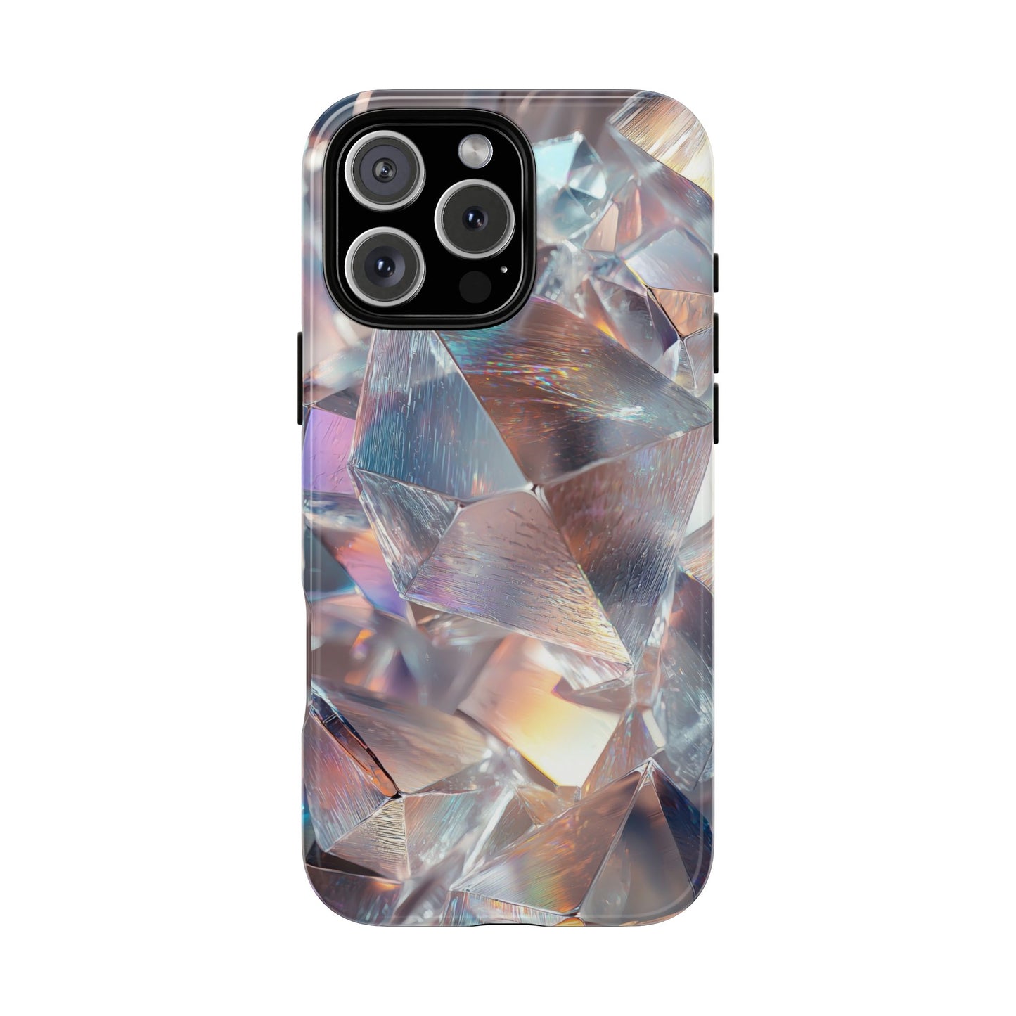 Iridescent Crystal Matching Couple Phone Case – Shimmer & Shine for iPhone, Samsung & Google Pixel