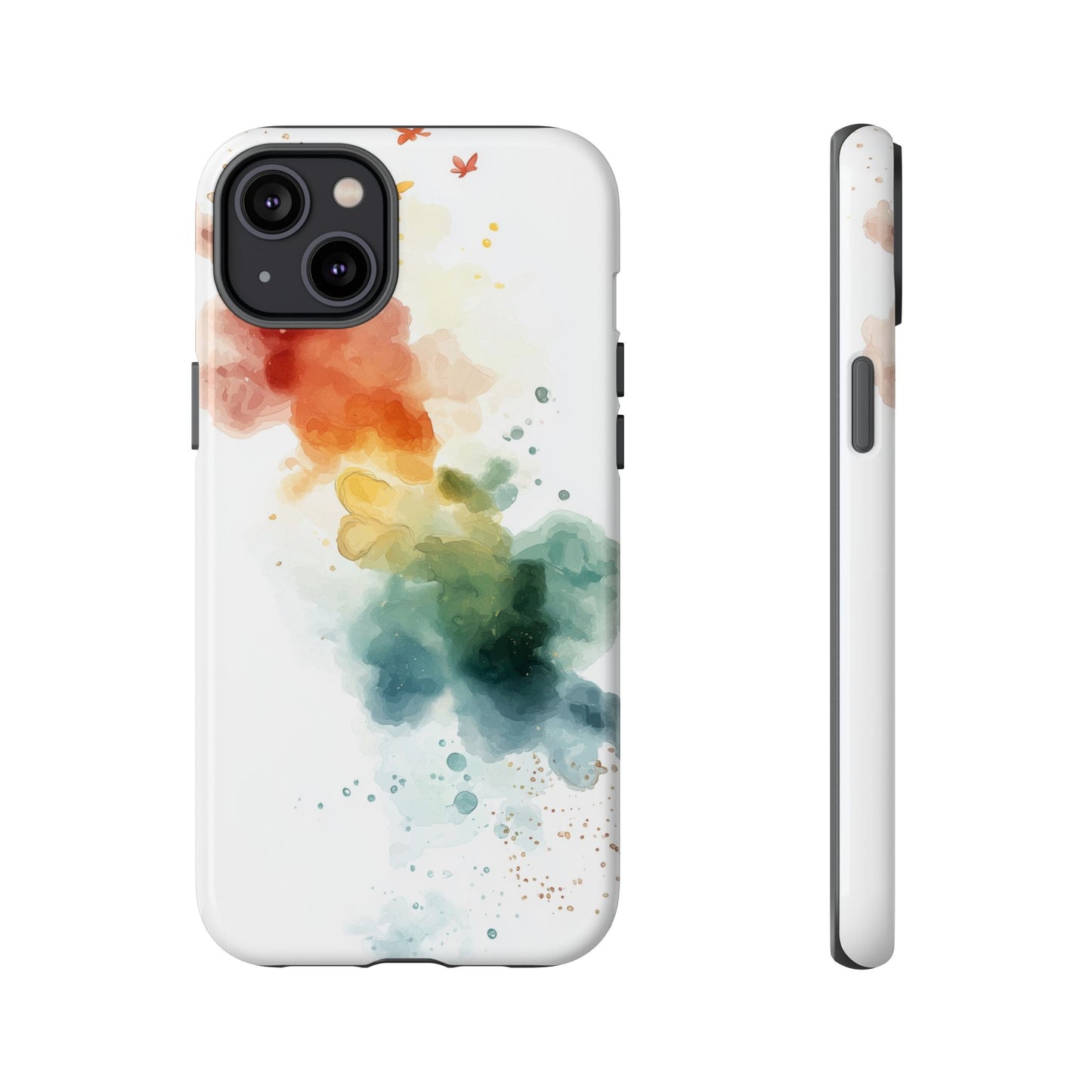 Whirlwind Rainbow Watercolor Phone Case for iPhone, google Pixel & Samsung