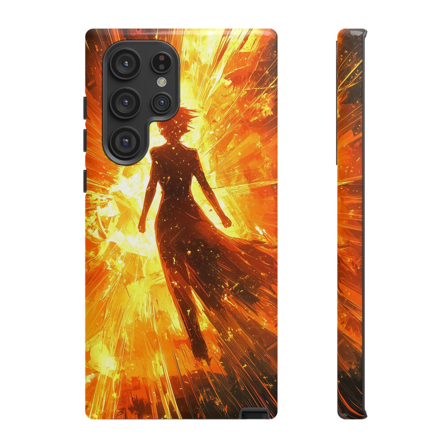 Solar Ascension | Silhouette of Fire Phone Case for iPhone, Samsung & Pixel