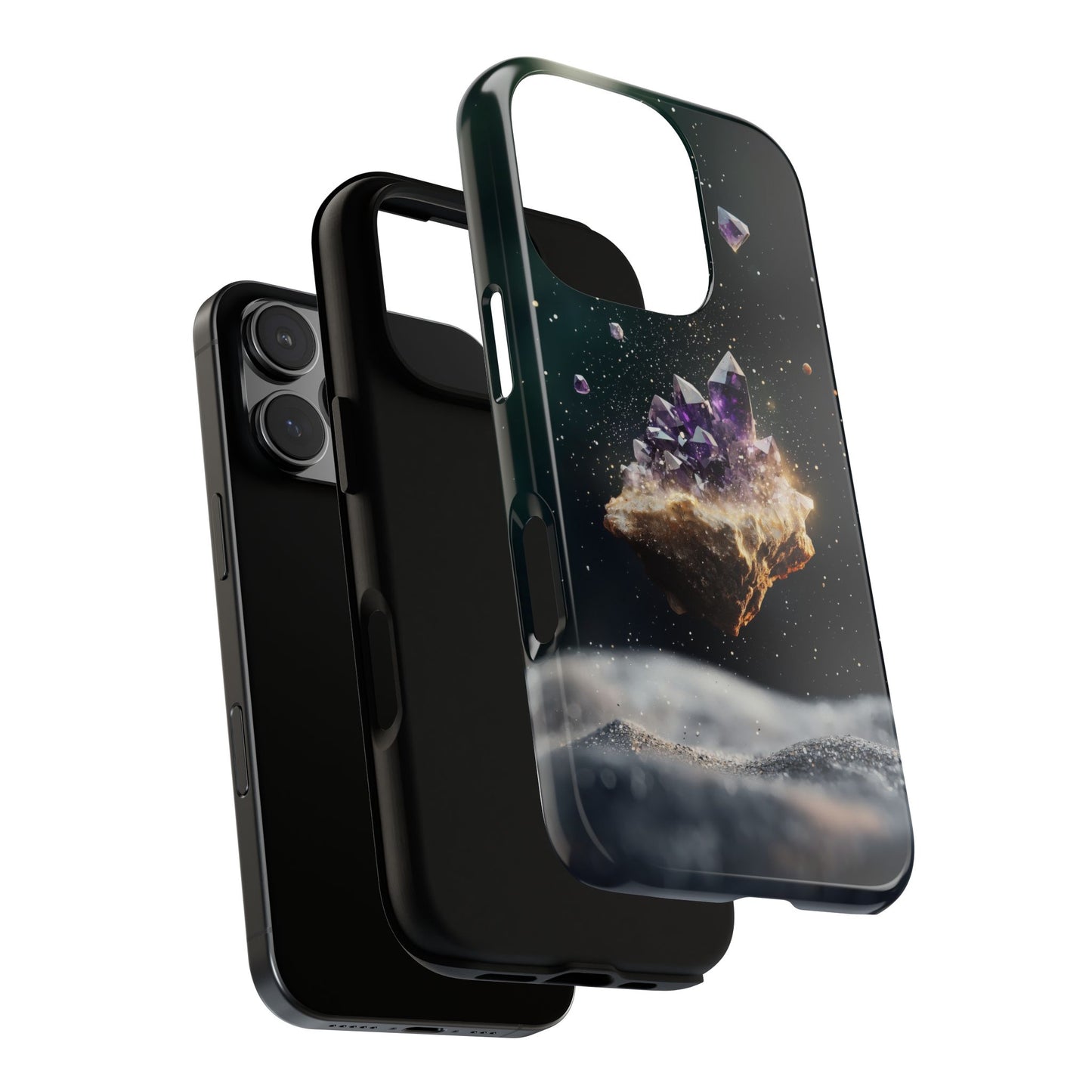 Mystic Amethyst Stones Phone Case for iPhone, Samsung & Google Pixel