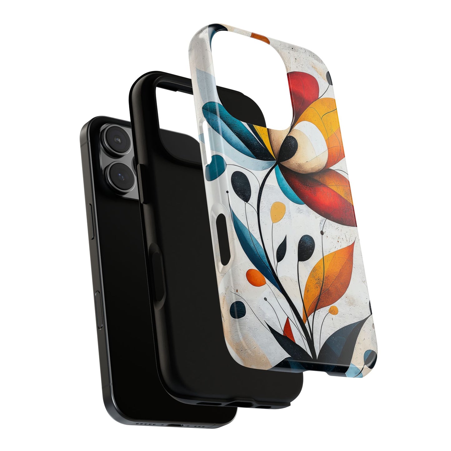 Prism Bloom – Bold Geometric Floral Case for iPhone, Pixel & Samsung