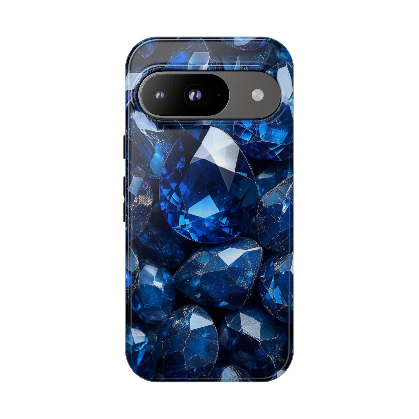 Blue Crystal Aesthetic Phone Case for iPhone, Google Pixel, Samsung