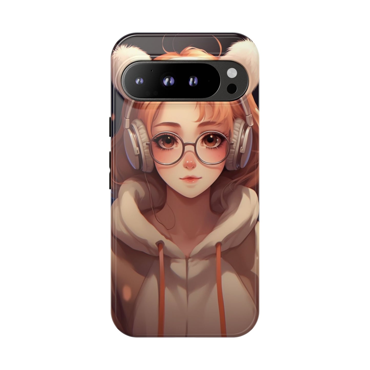 Anime Girl Phone Case - Cute Aesthetic Cover for iPhone, Samsung & Google Pixel, Girly Phone Case, Kawaii Lover Gift