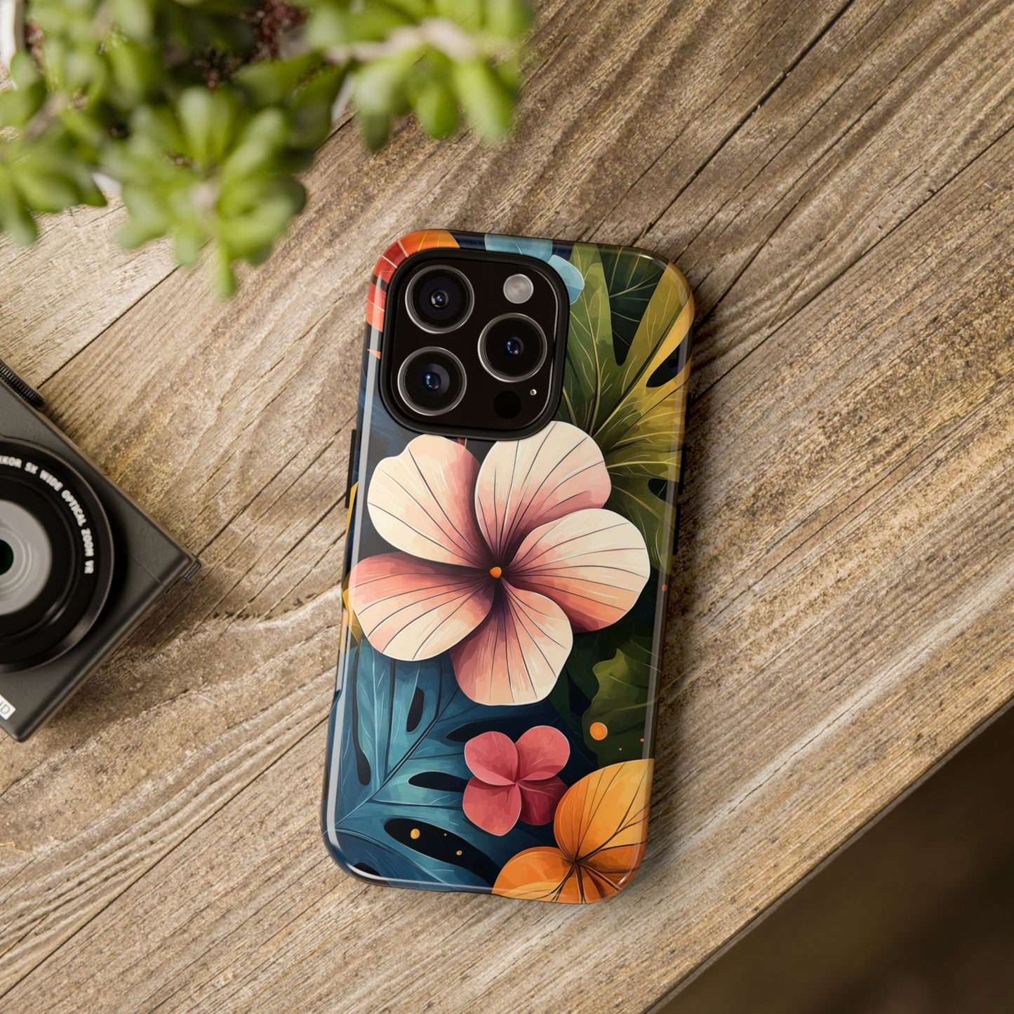 Paradise Bloom Floral Phone Case | Lush Tropical Style for iPhone, Pixel & Samsung