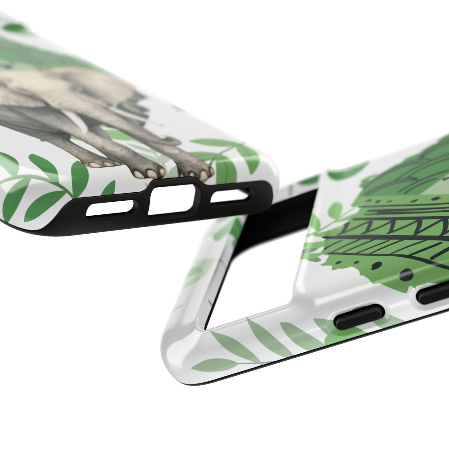 Tropical Elephant Mobile Cover – Nature-Inspired Boho Art
